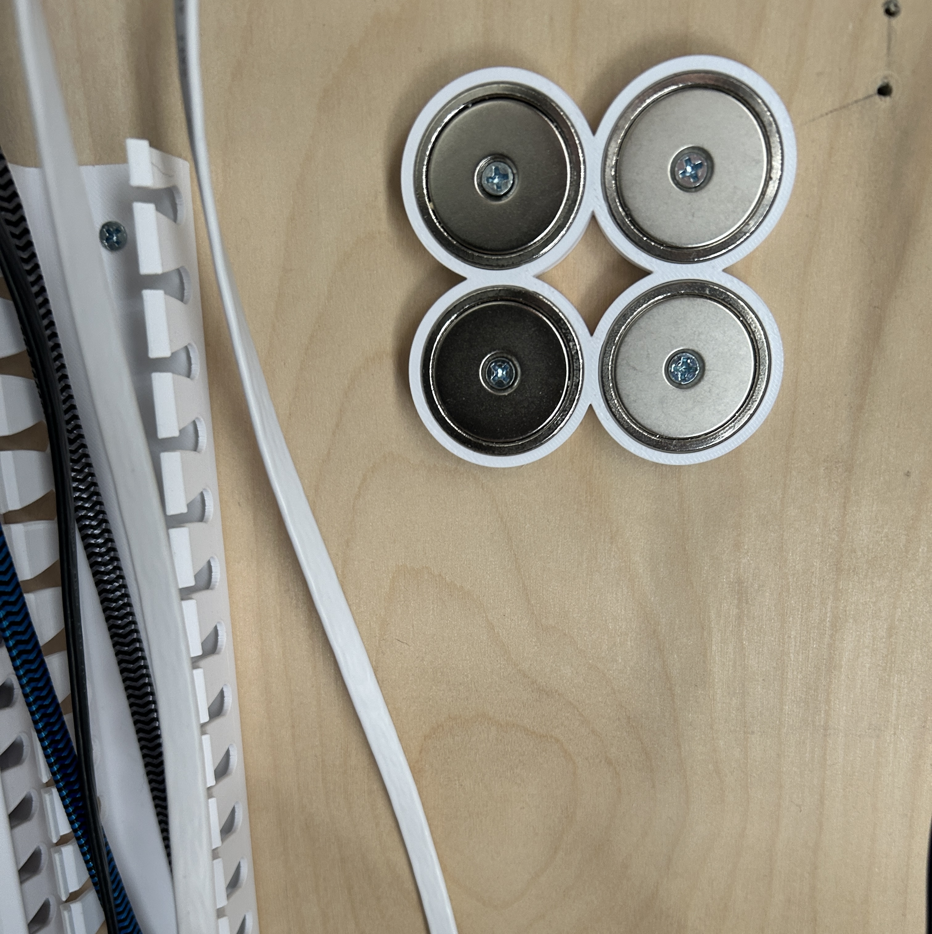 Unifi router floating magnetic mount