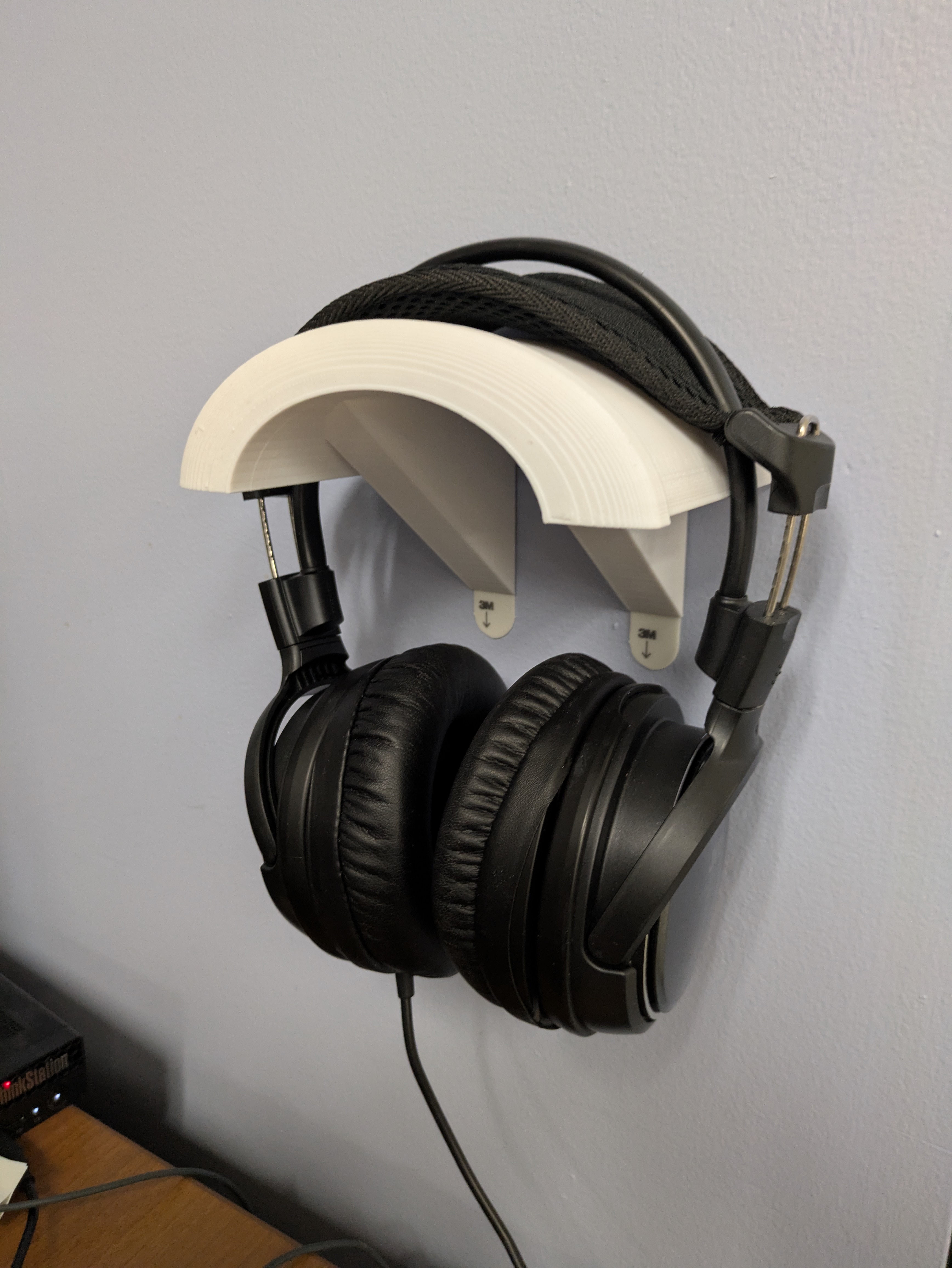 Extra Wide Wall-Mounted Headset Hanger