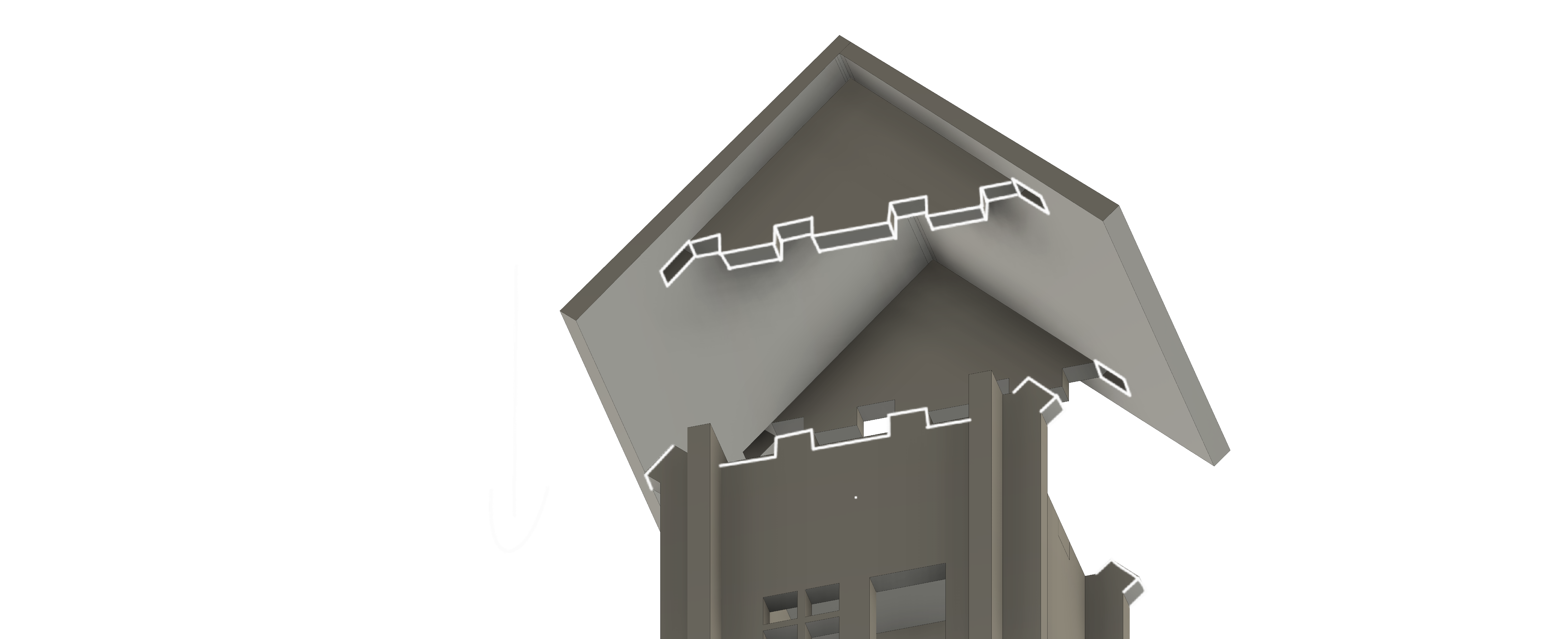 Miniatura 9 do modelo 3D Laser cut mini house