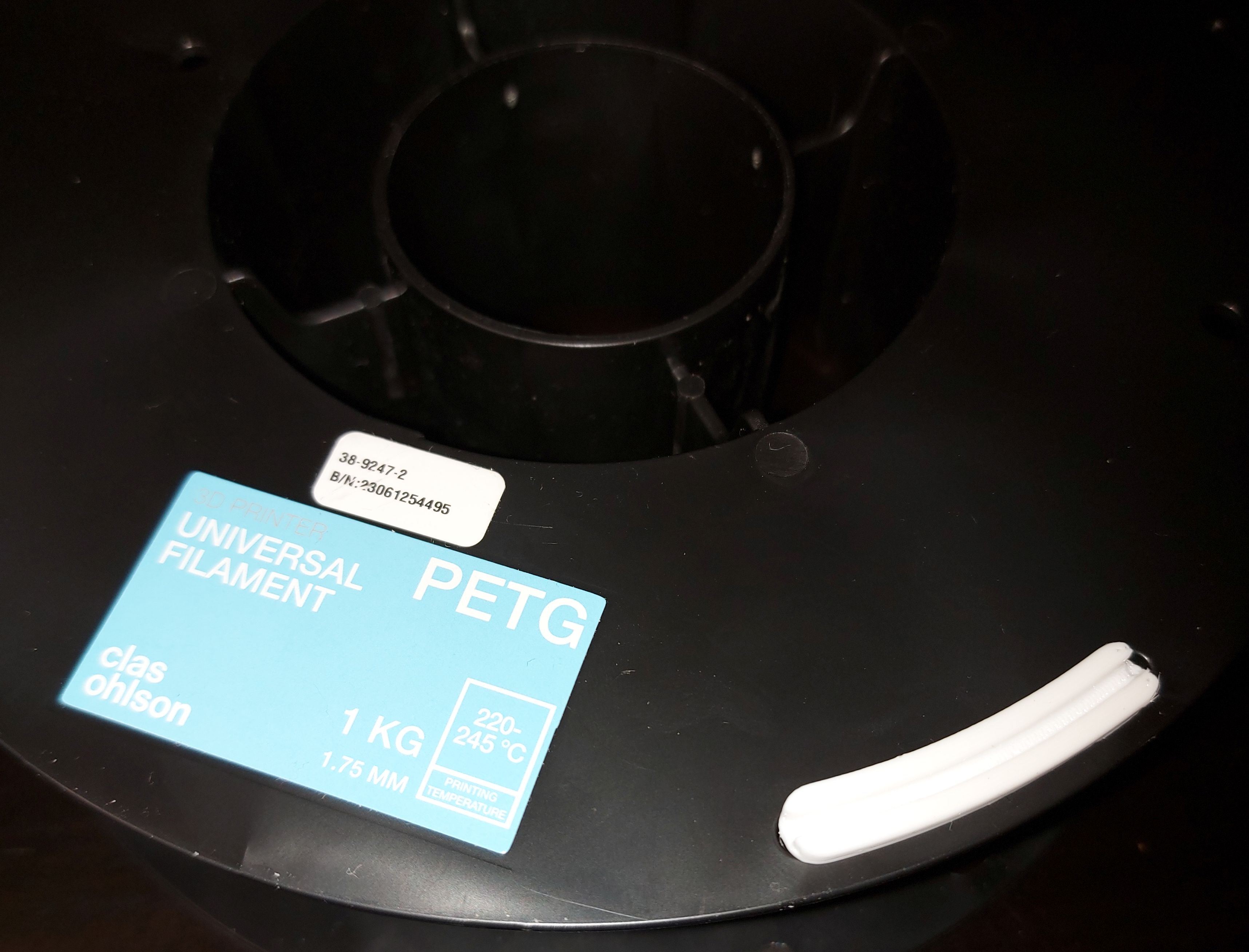 Filament Clip for Clas Ohlson rolls