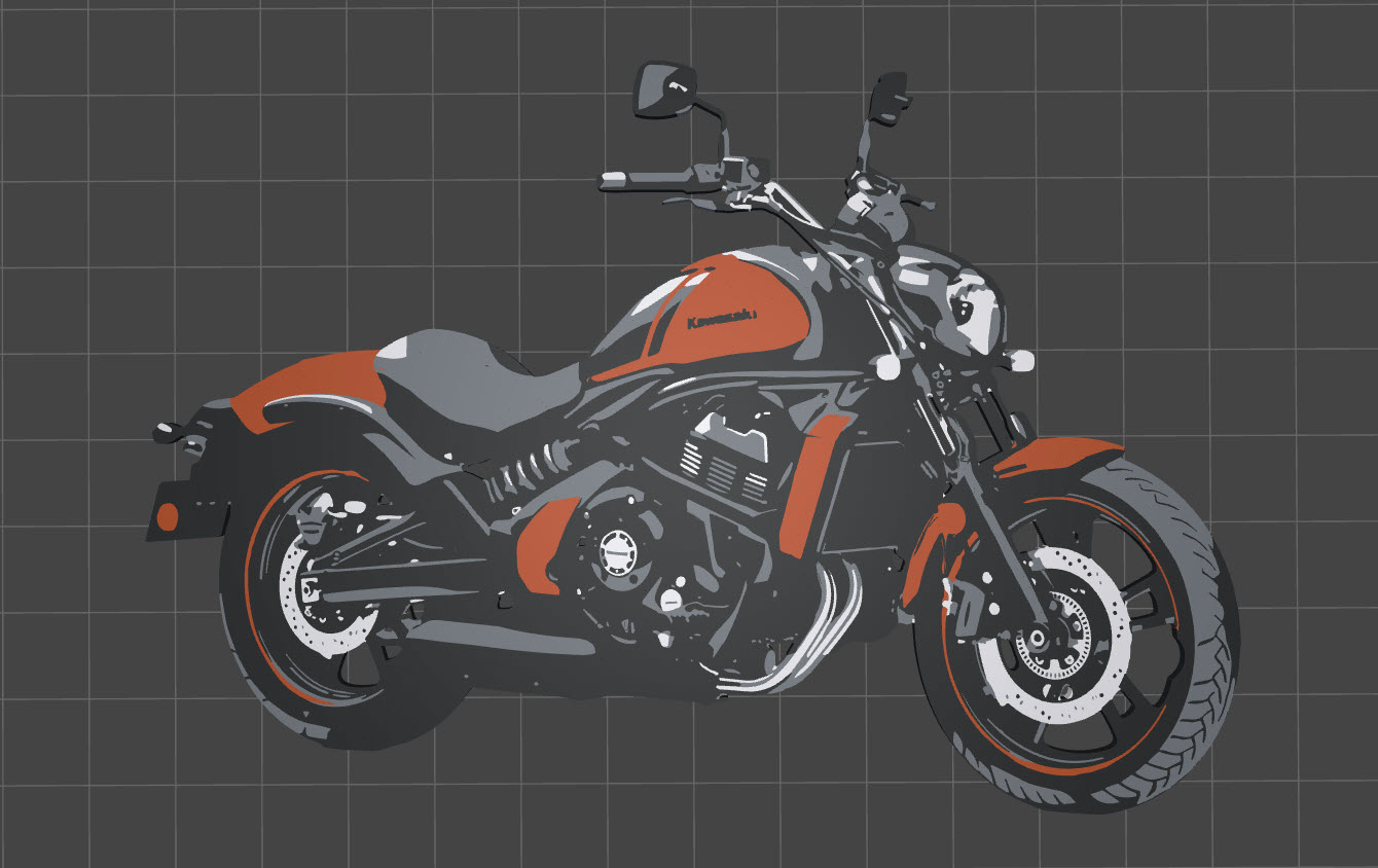 Kawasaki Vulcan 650 Keychain
