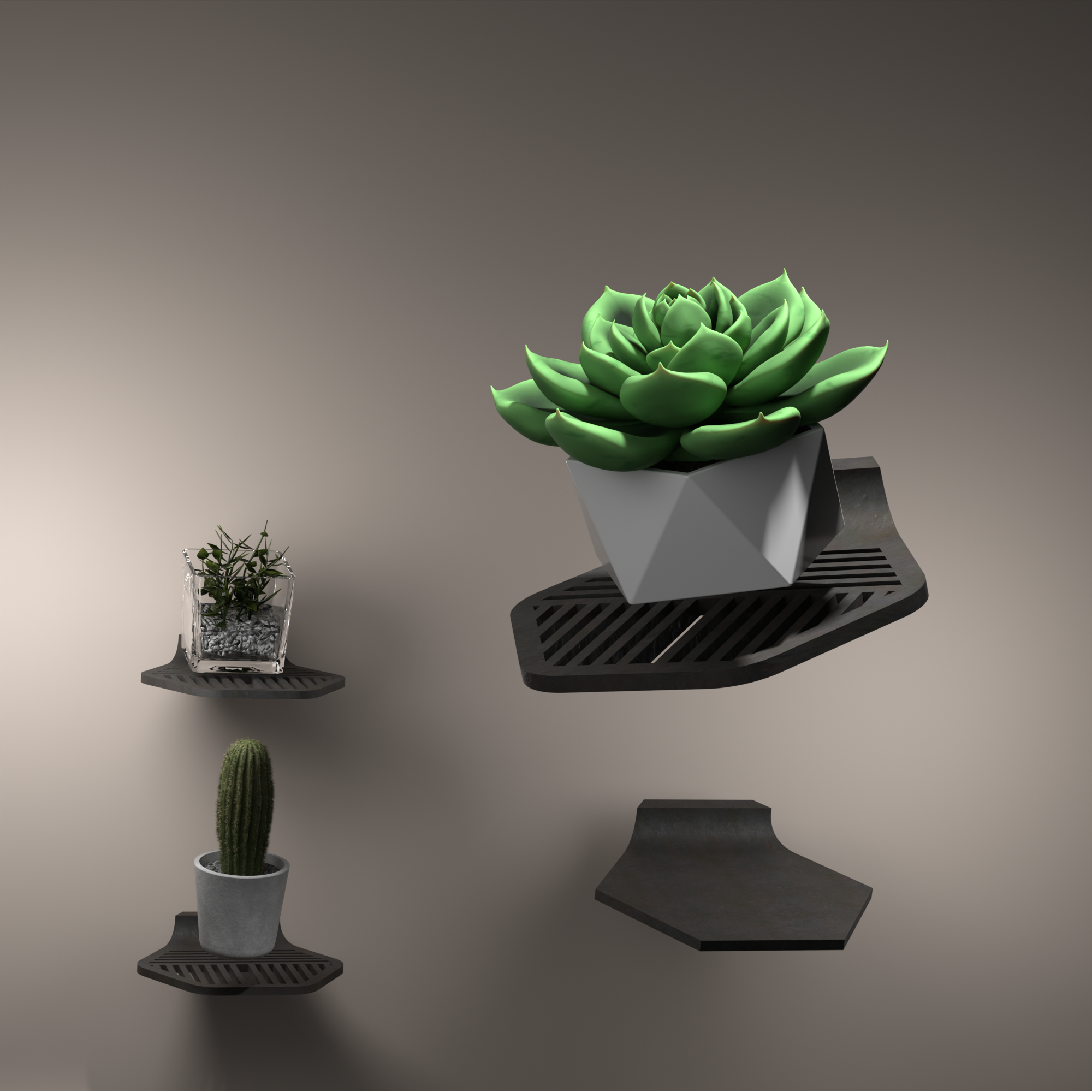 Floating Plant Shelf