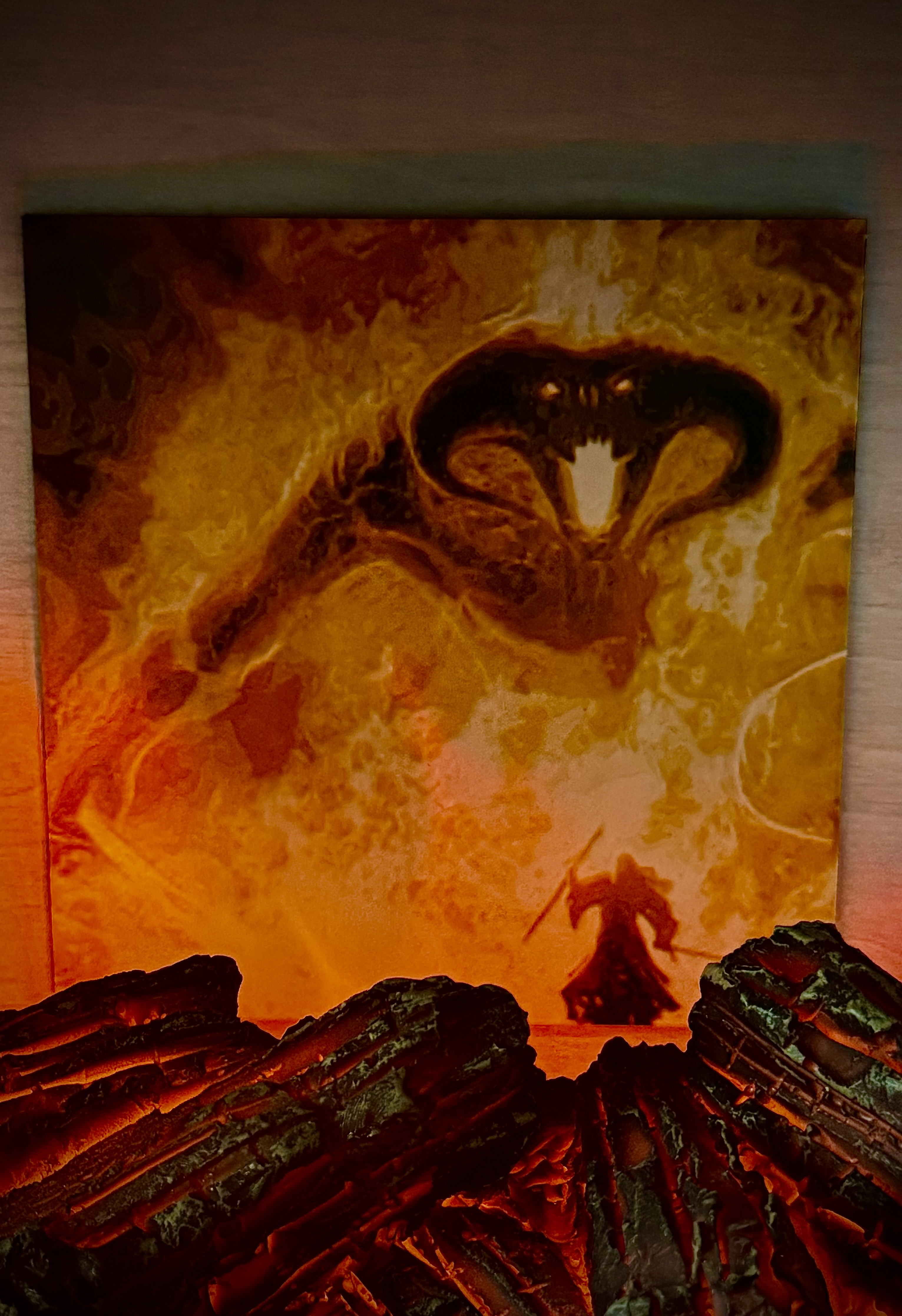 Balrog and Gandalf Hueforge (LOTR)