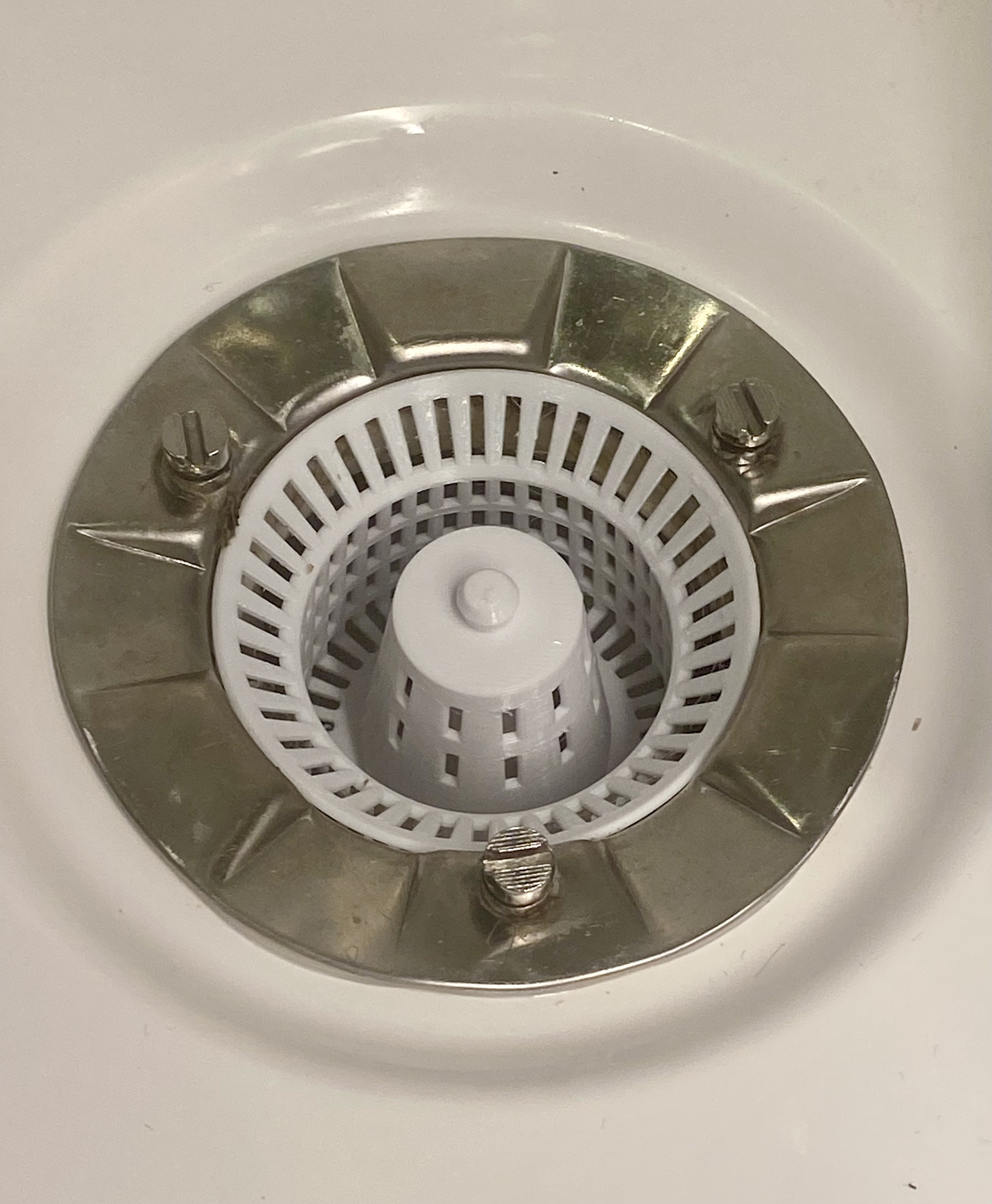 Shower drain filter w/Blender file