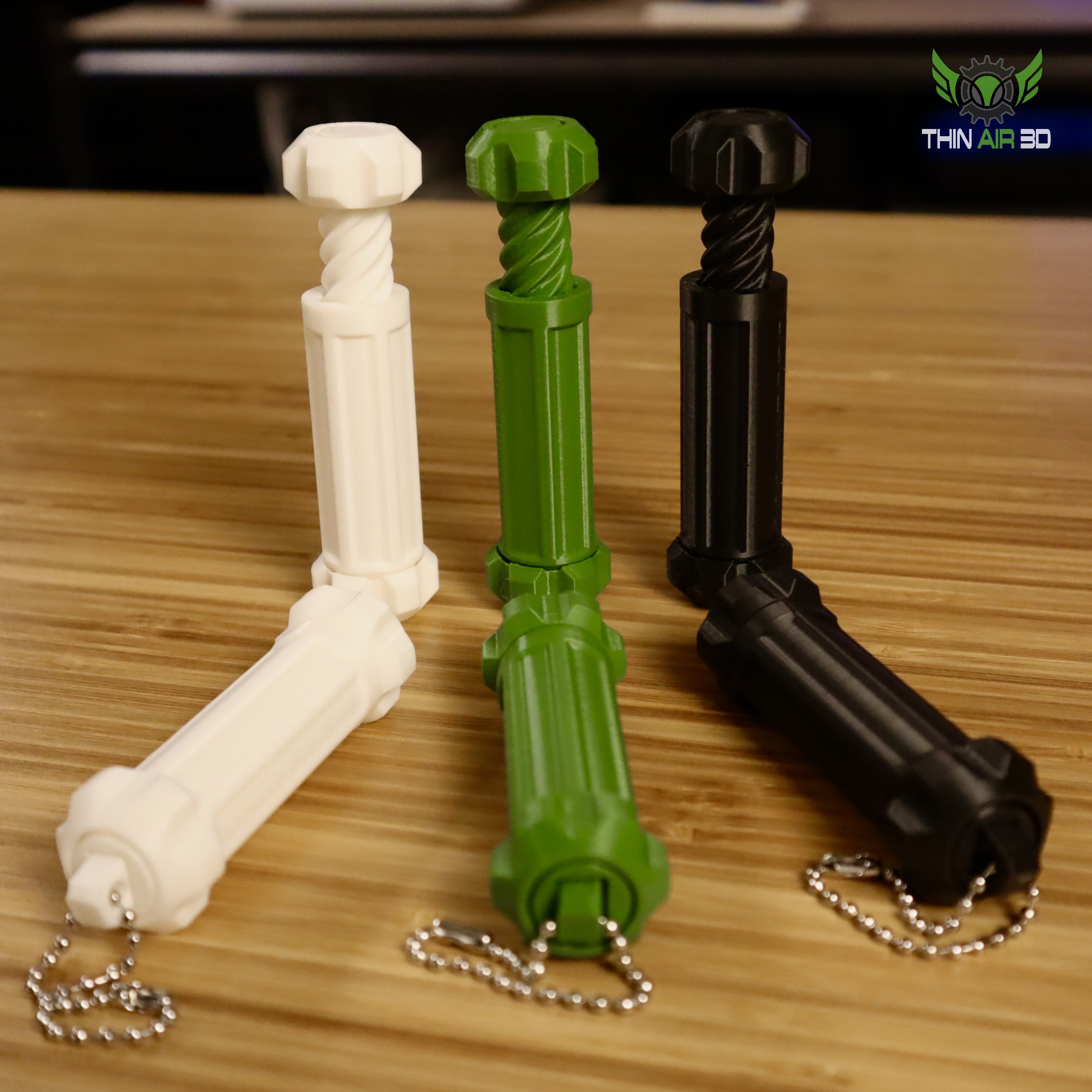 Miniatura 2 do modelo 3D Click-Screw Fidget