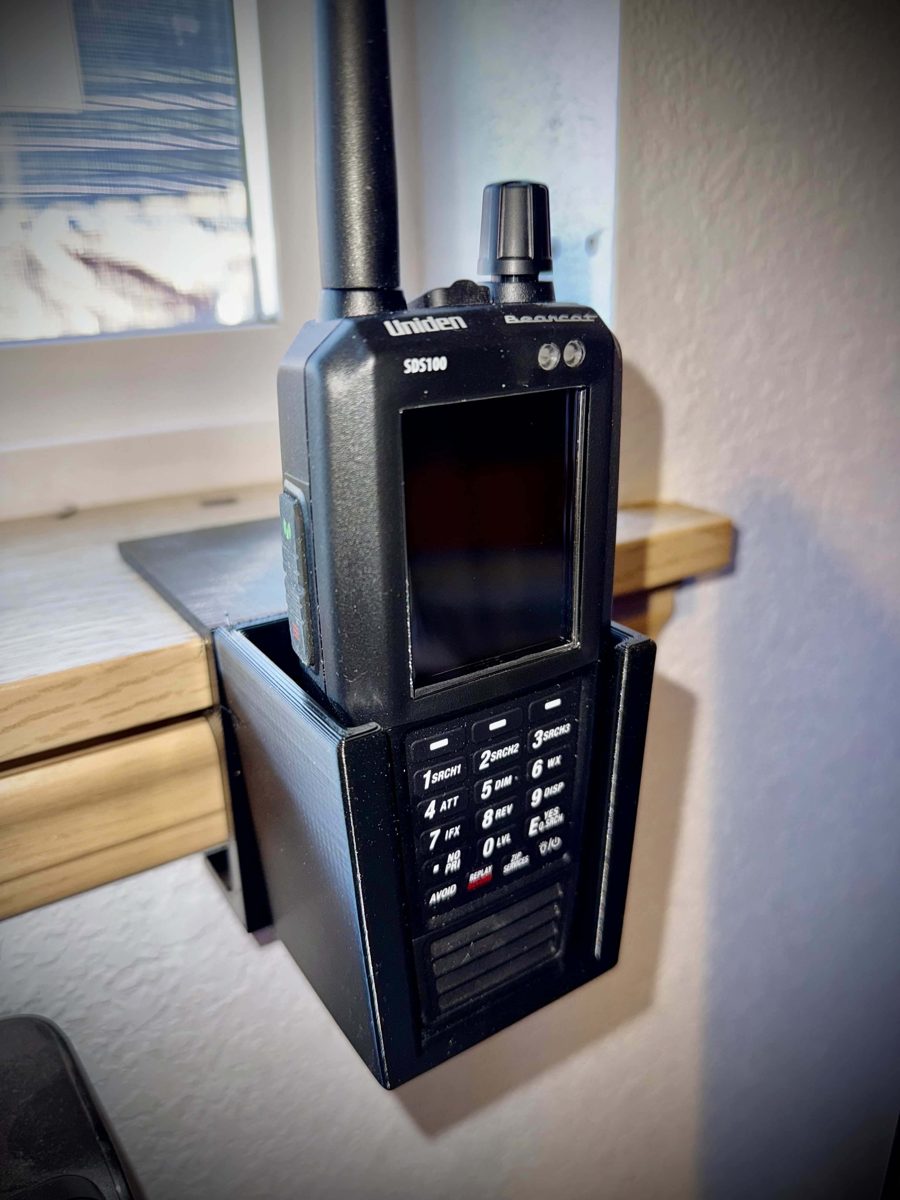 SDS100 Scanner window sill holder