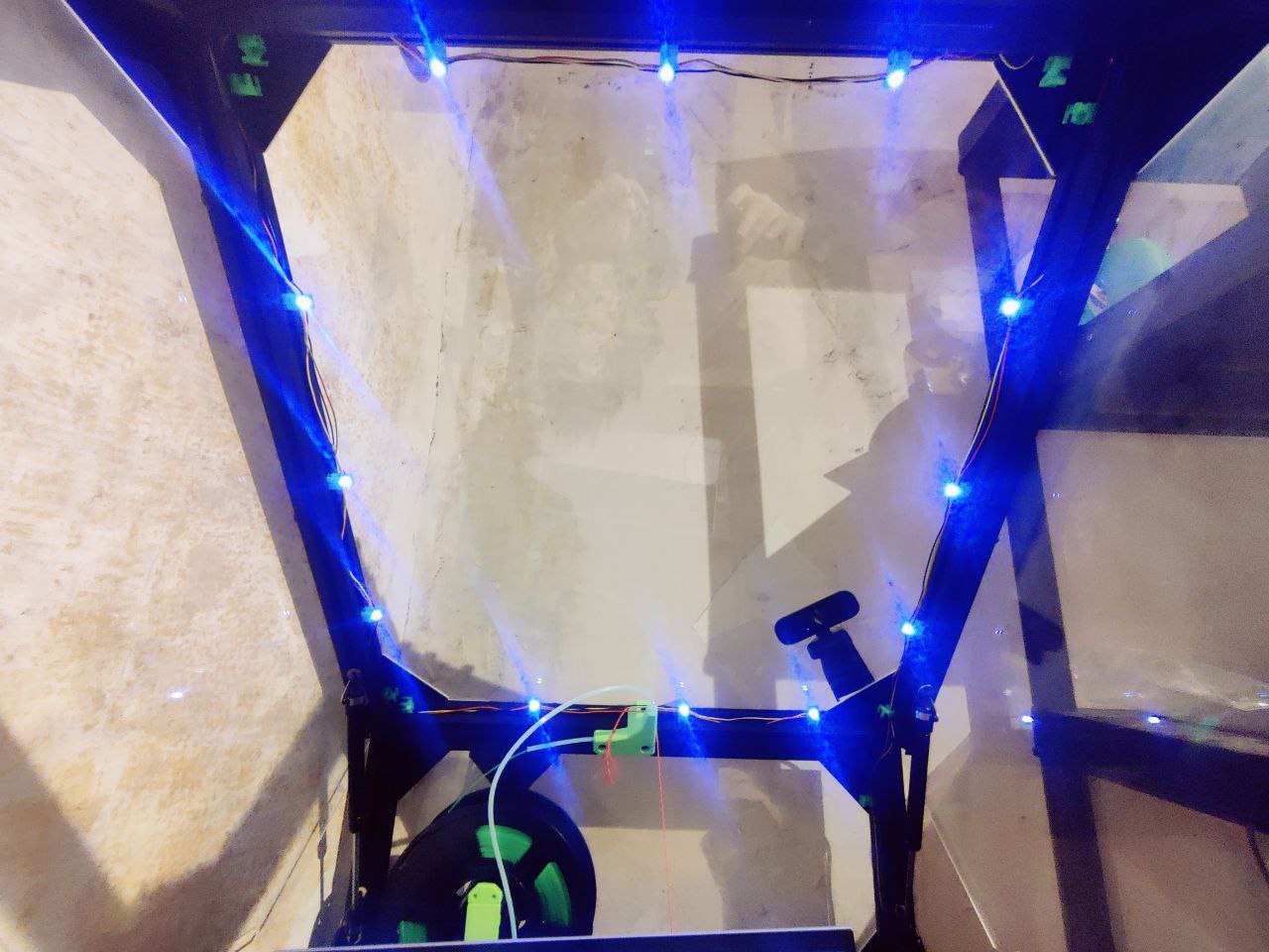 3030 Extrusion individual RGB LED holder