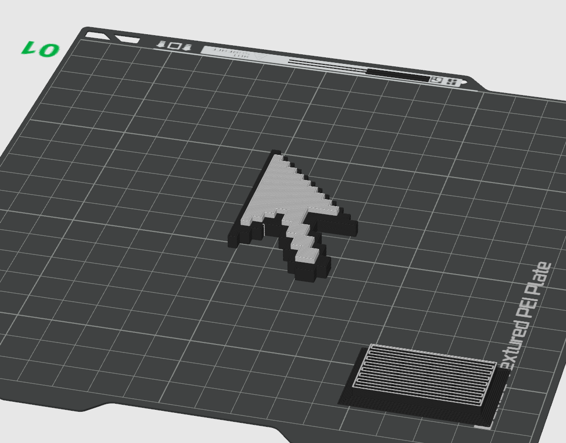 Retro windows cursor (Print In Place)