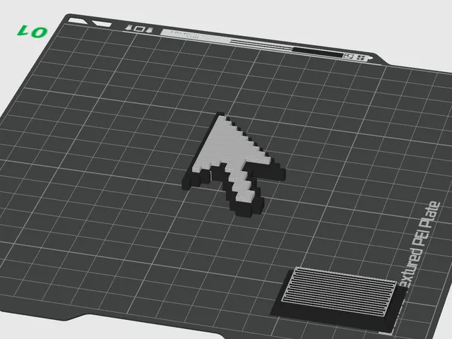 Retro windows cursor (Print In Place)