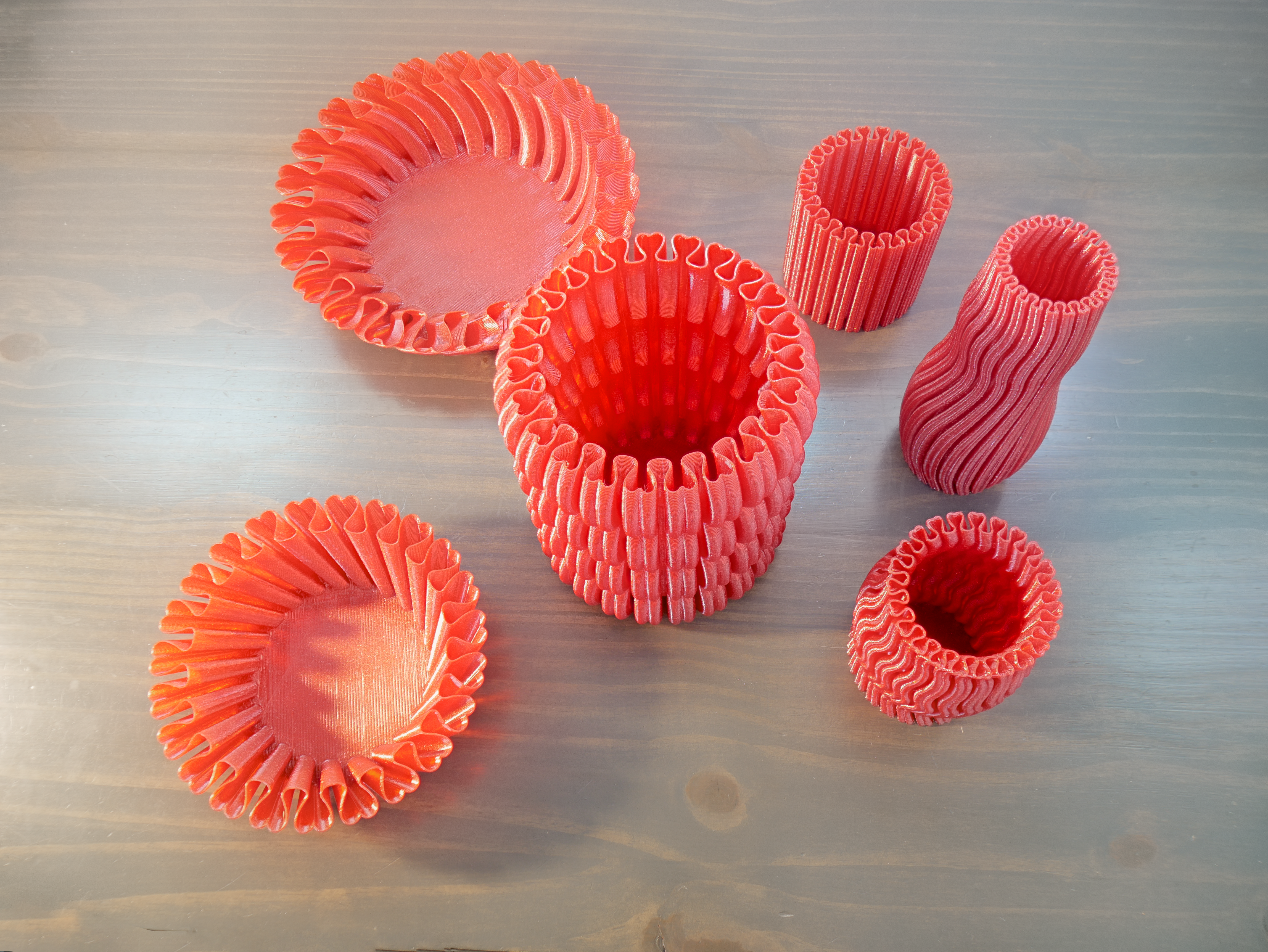 Heart vases