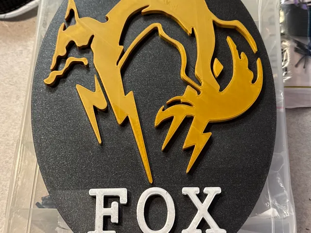 MGS Fox Unit Patch Sign