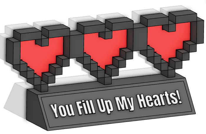 Heart Containers full of love!