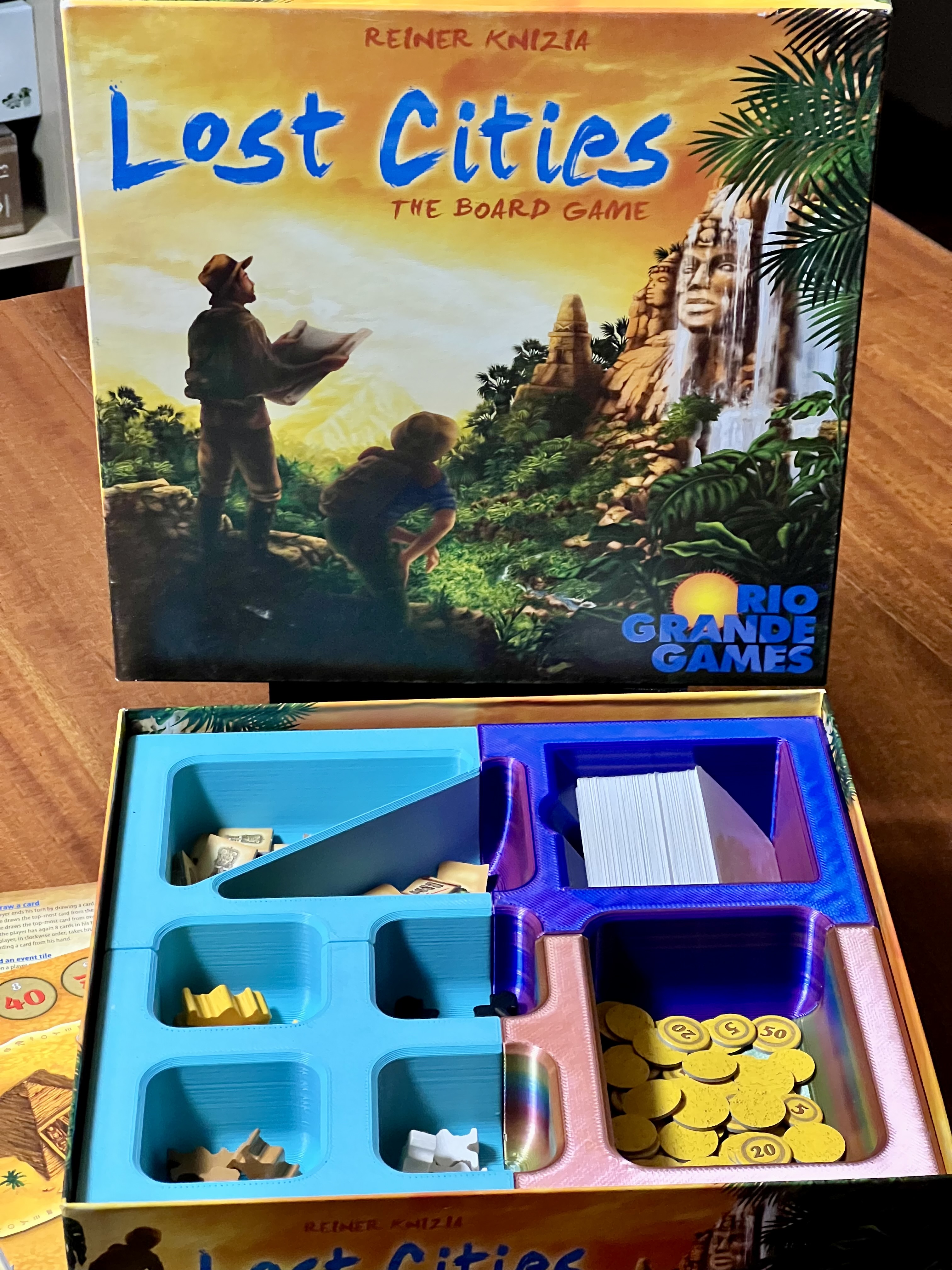 Lost Cities Boardgame Insert & Organizer