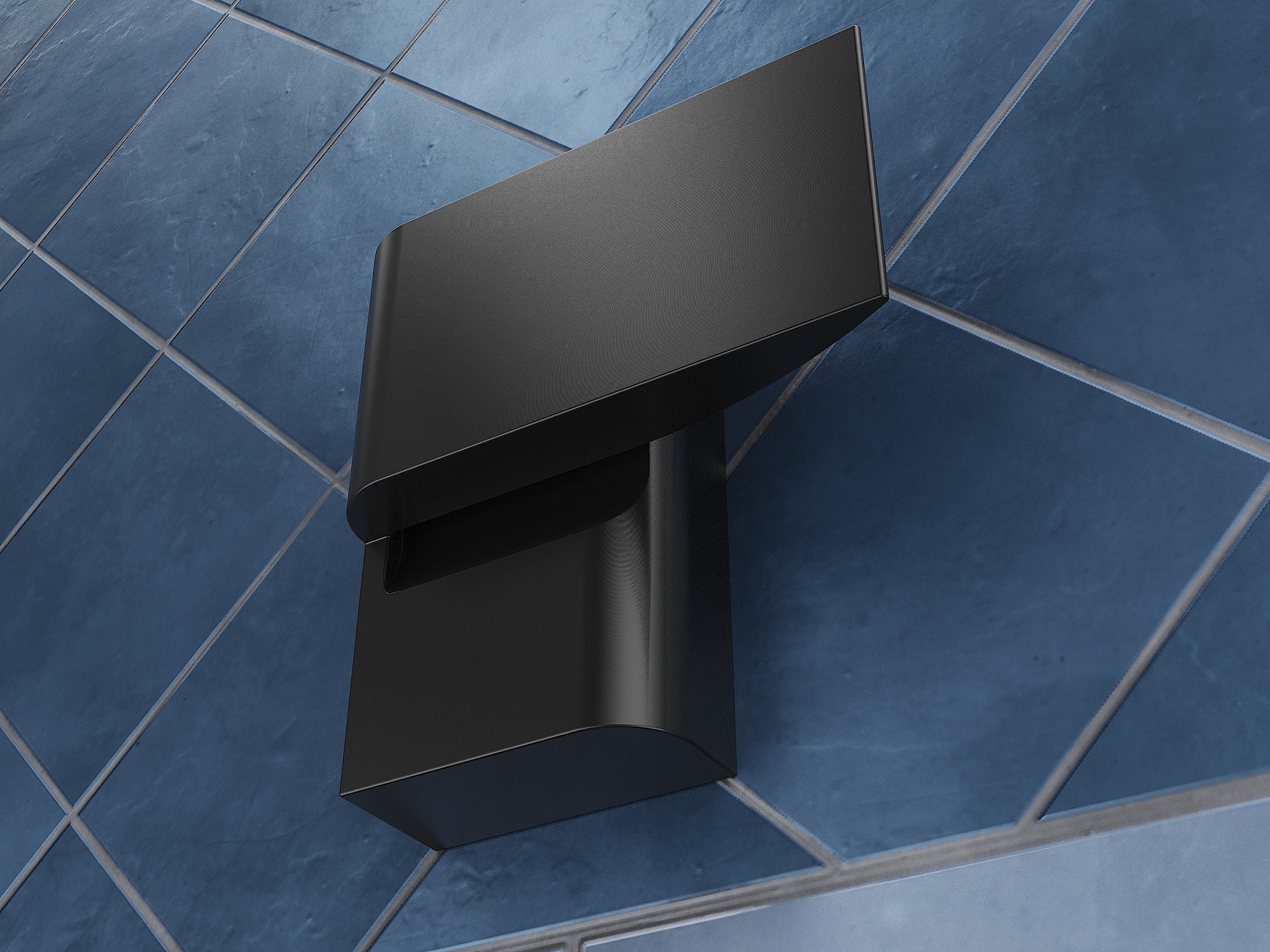 Wall-Mounted Towel Hanger with internal grasping spring