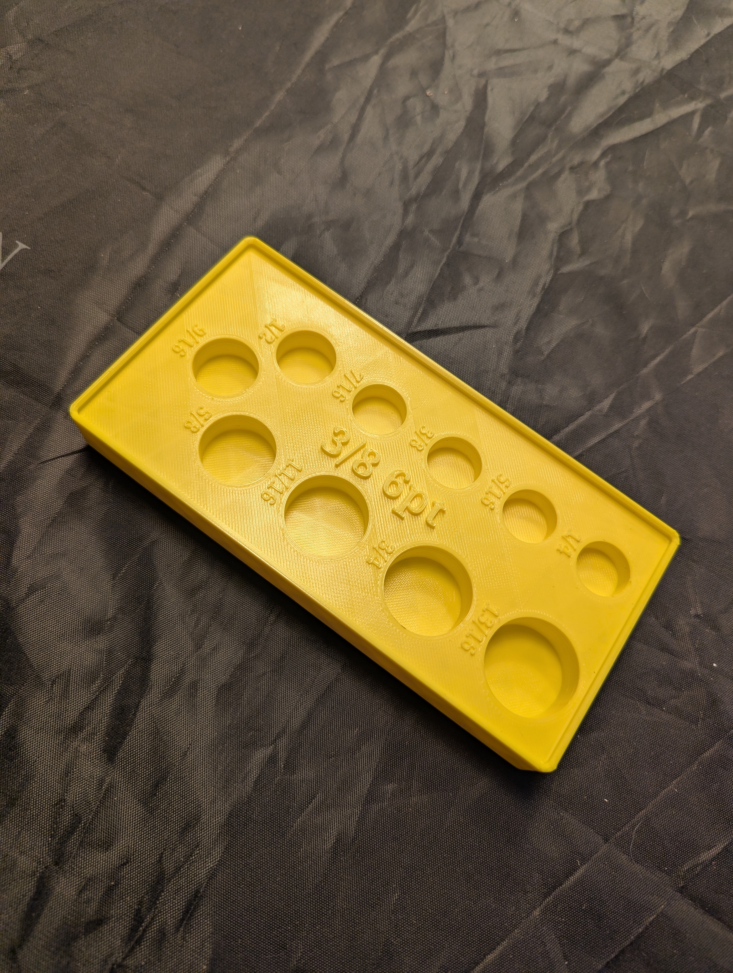 3/8 6pt SAE Socket Holder Gridfinity Base — thumbnail 4