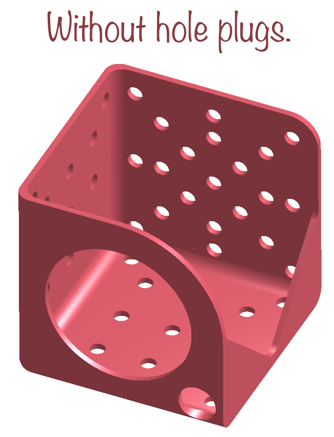 Miniatura 7 do modelo 3D small speaker bracket (4-sided mount)