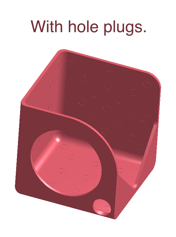 Miniatura 8 do modelo 3D small speaker bracket (4-sided mount)
