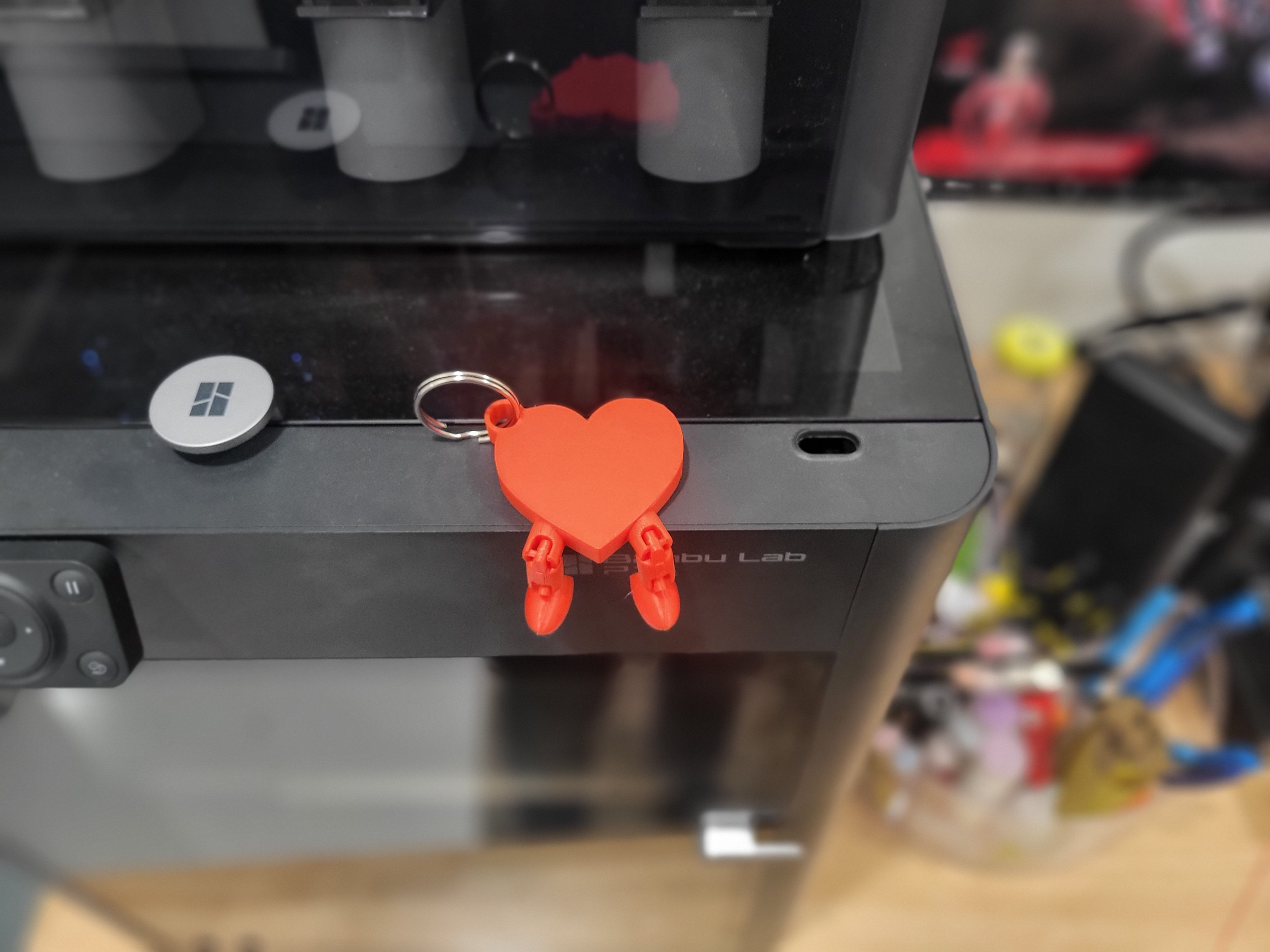 Heart keychain Buddy