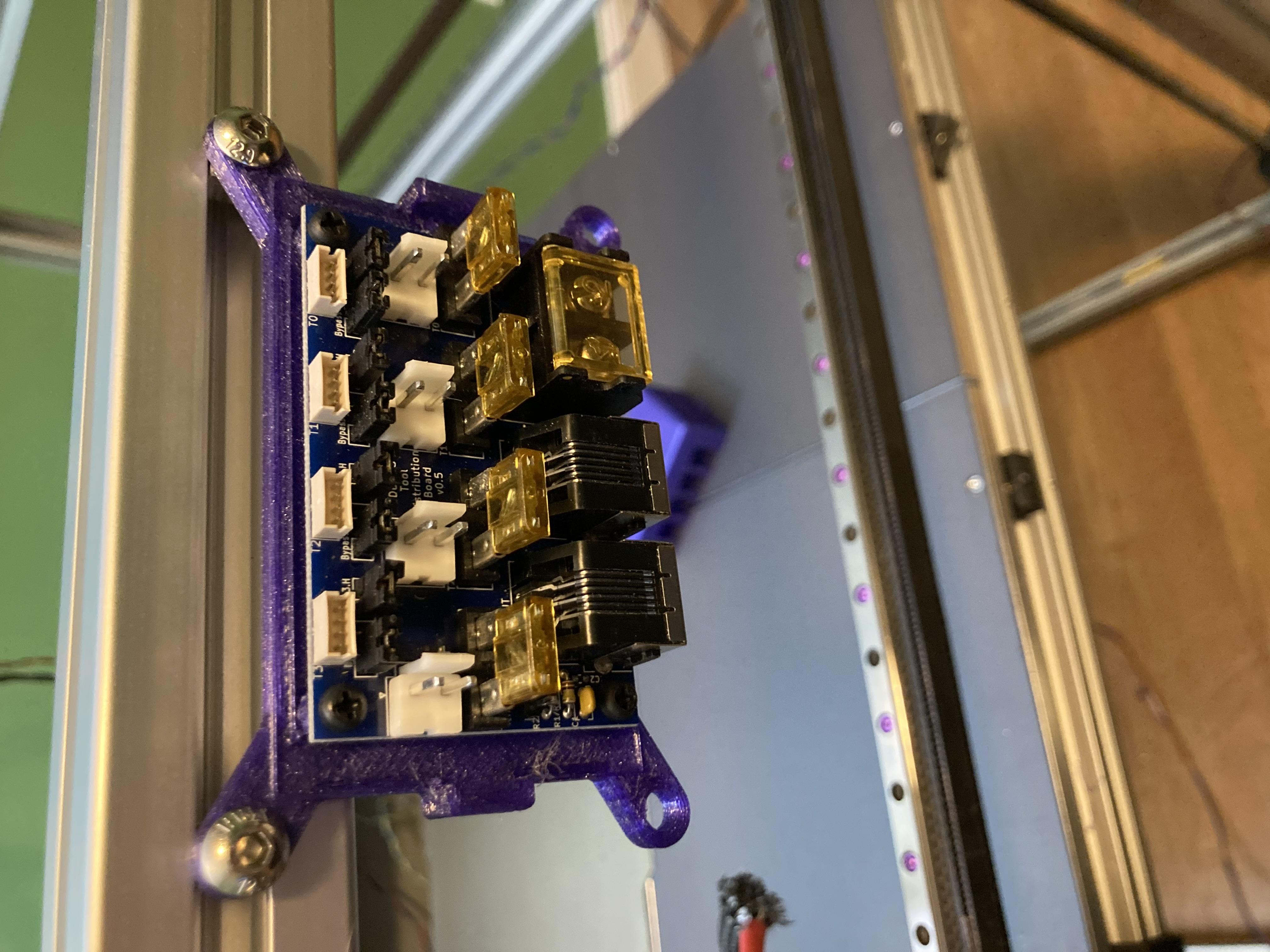Case and Mount for the Duet Tool Distribution Board