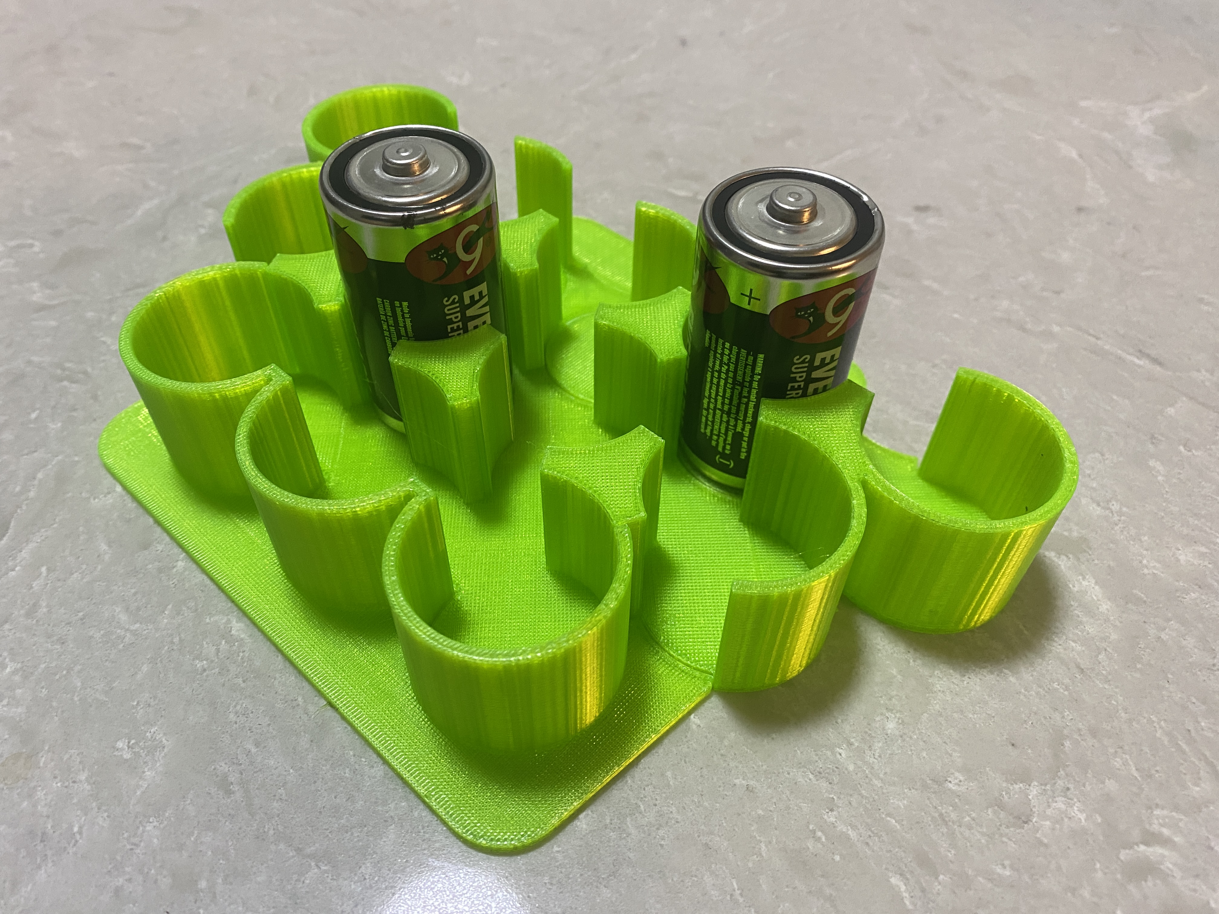 Extendable D Battery Holder
