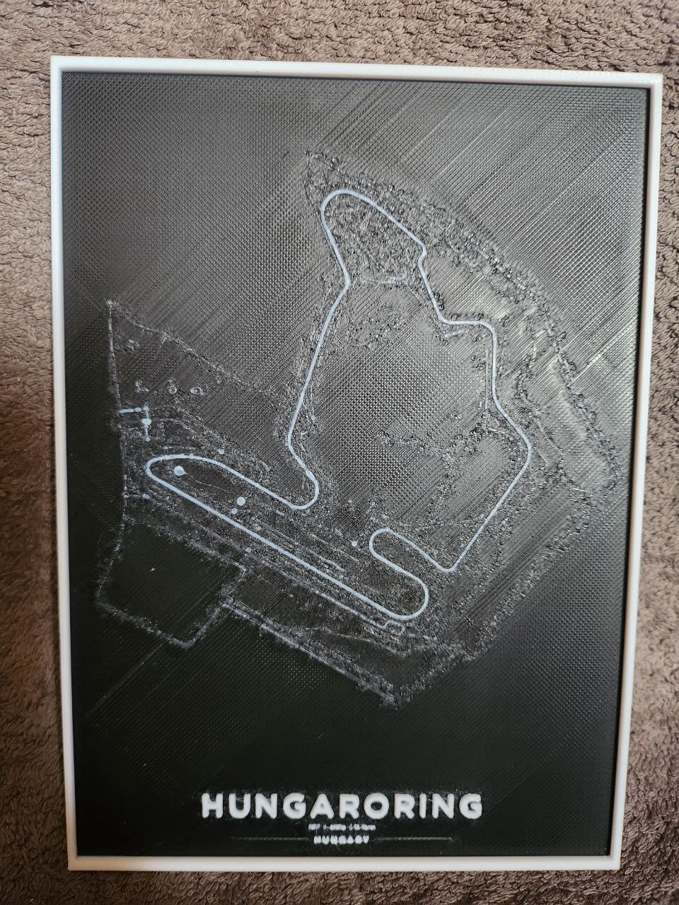Hungaroring Circuit F1 - HueForge