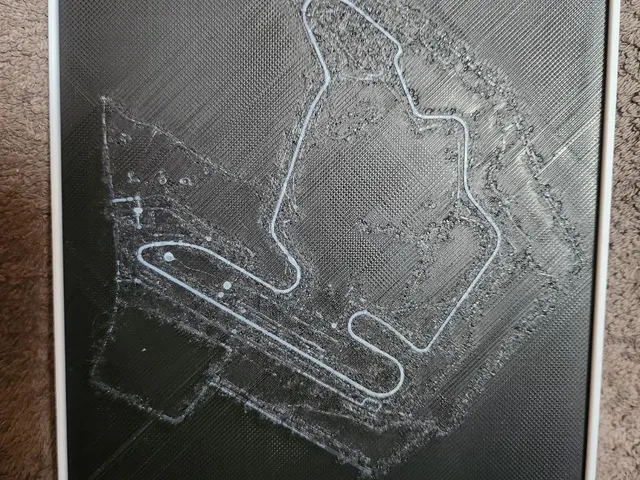 Hungaroring Circuit F1 - HueForge
