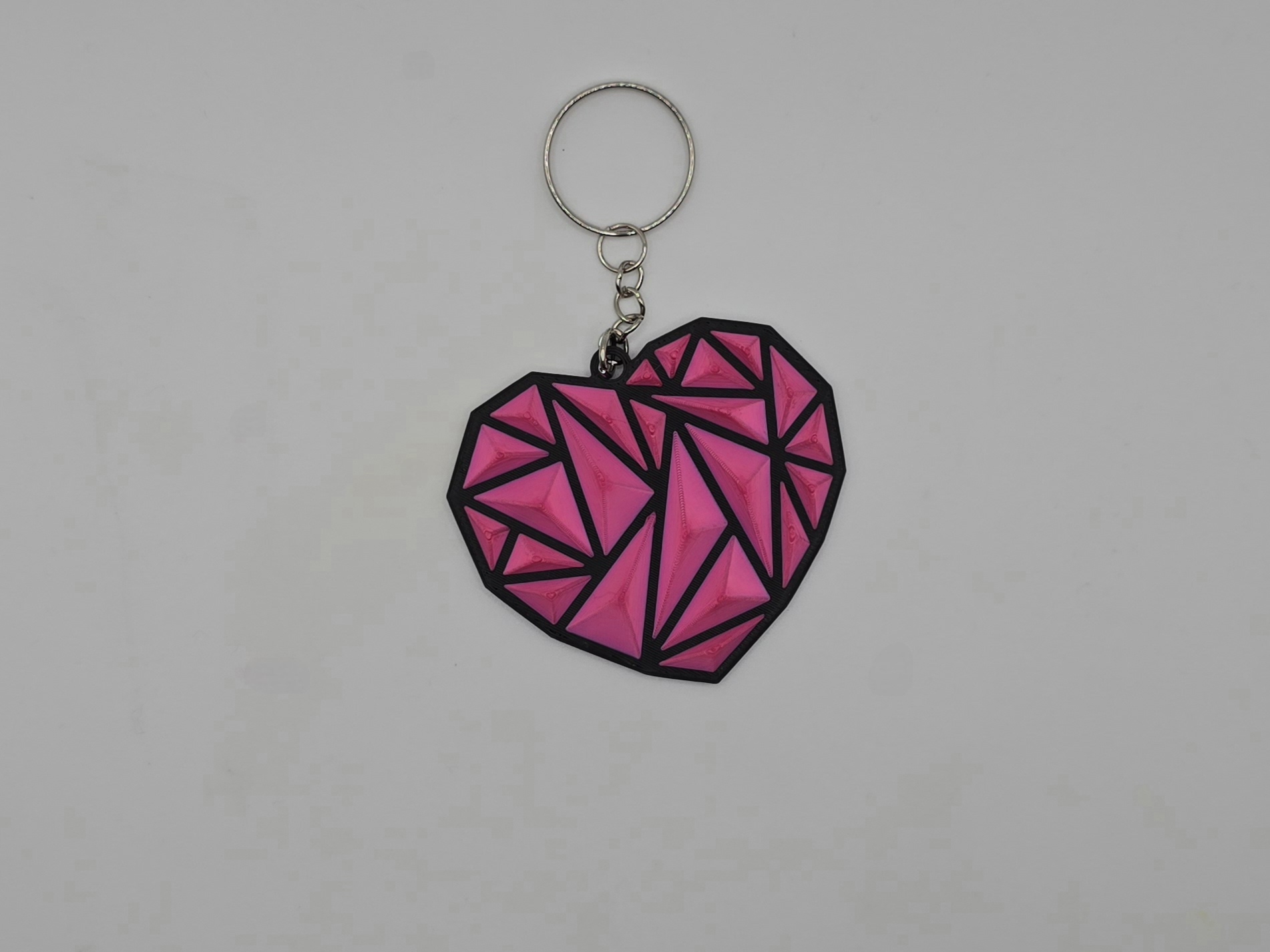Heart Pyramids Keychain (Remix)