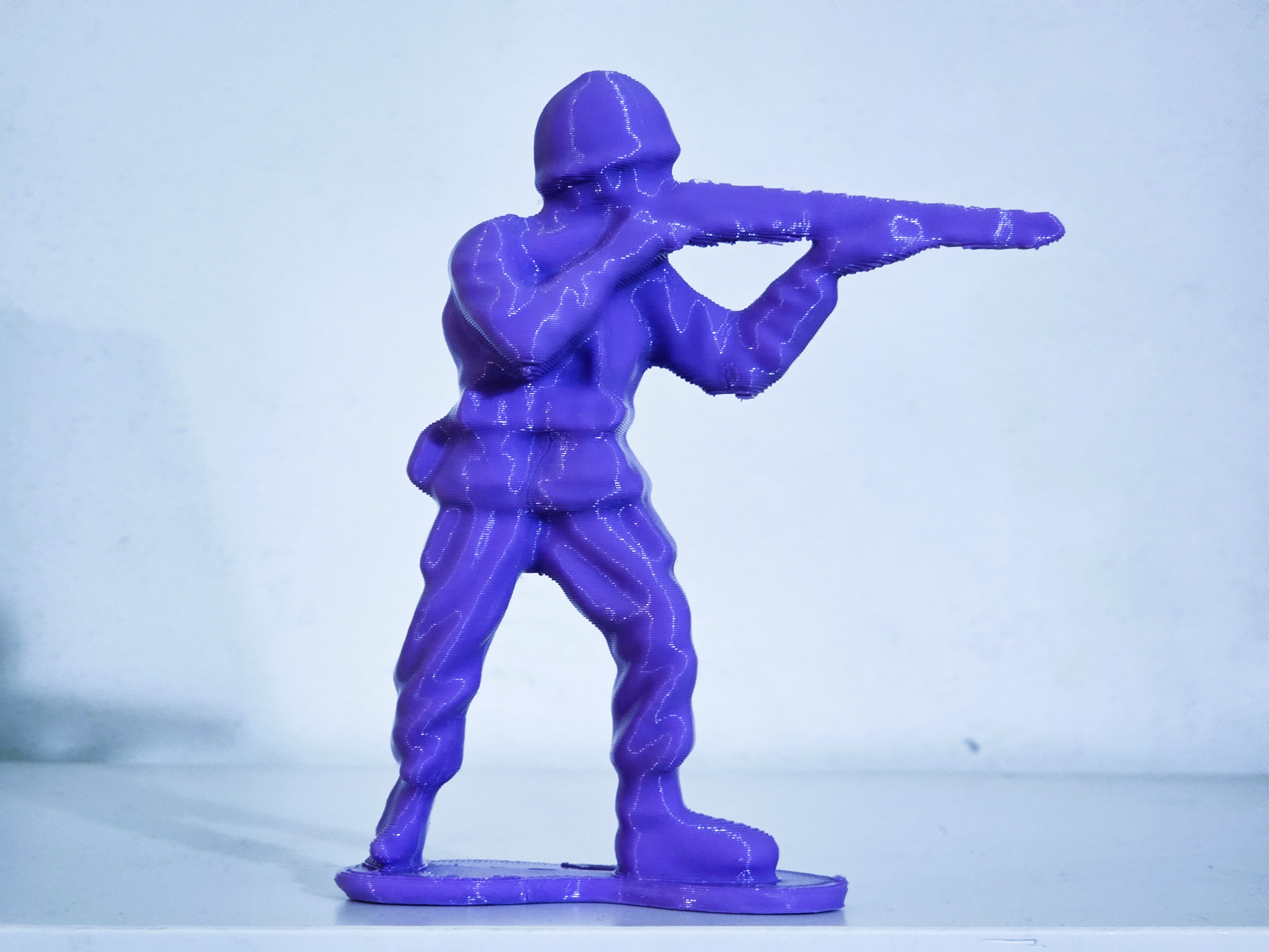 Little soldier - straight shooter sculpture