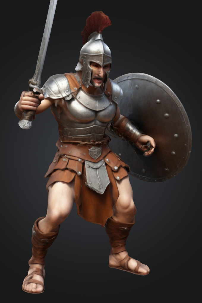 Ancient Corinthian Swordsman
