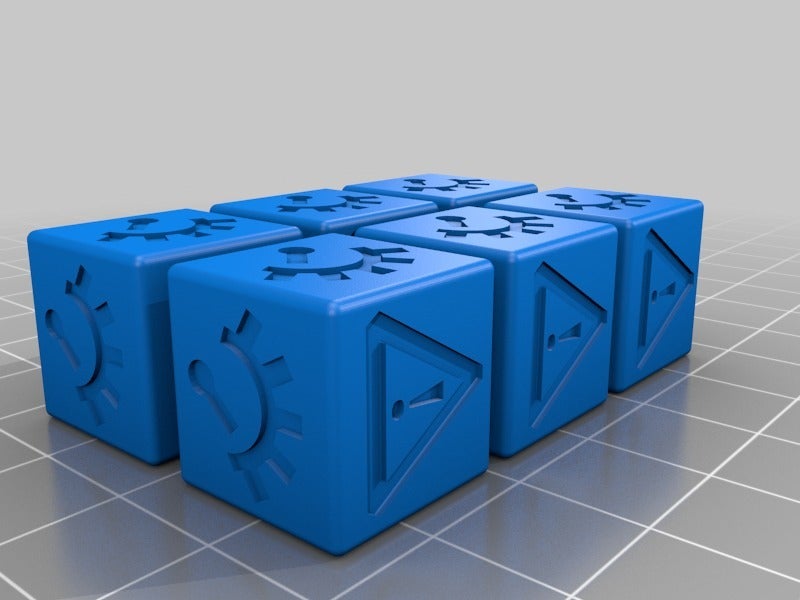 Gaslands - Dice and Tokens by Sablebadger 3D | Download free STL model ...