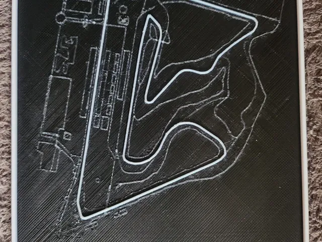 Bahrain Circuit F1 - HueForge