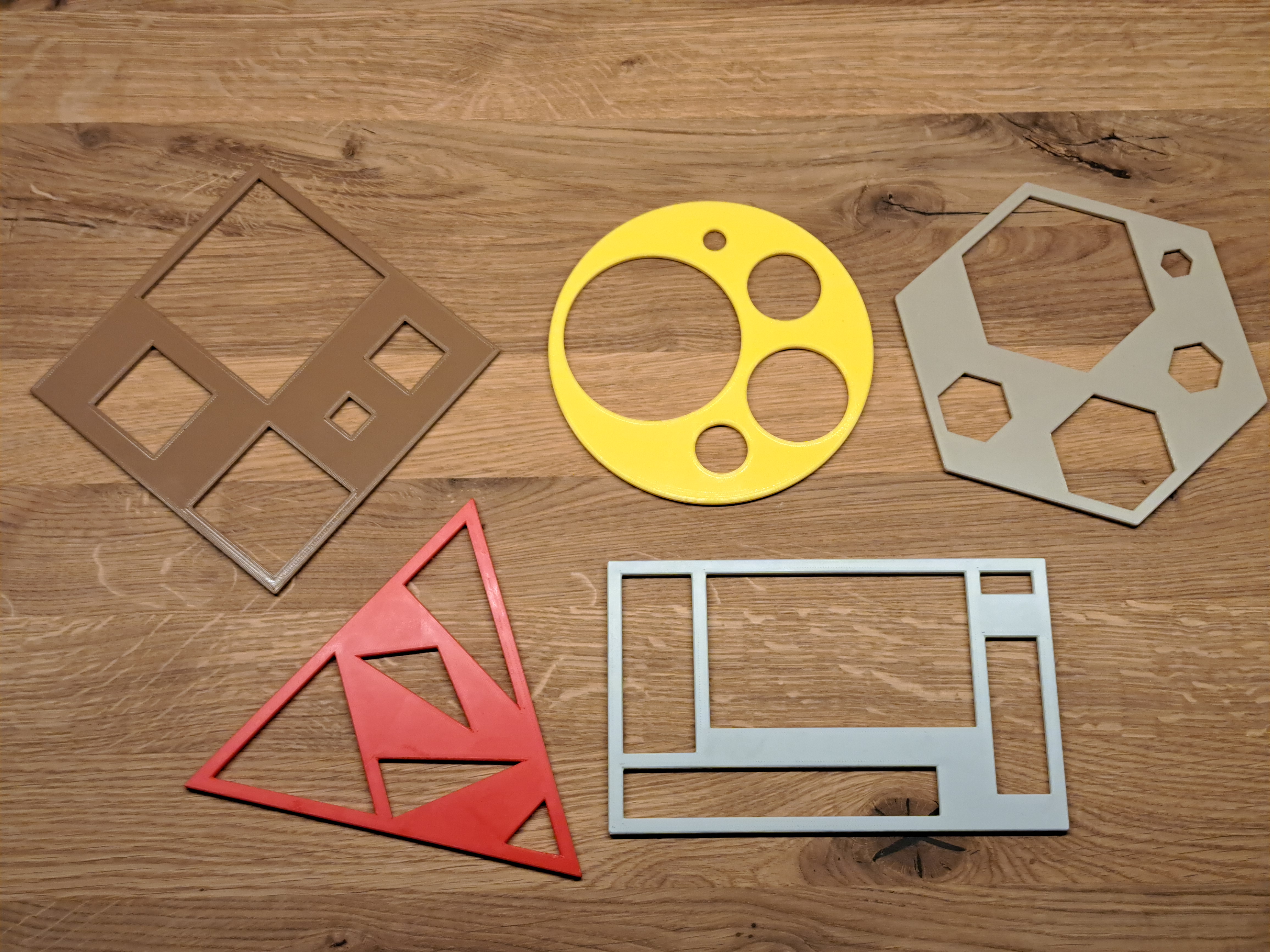 Shapes, Geometry, Stencils, Learning, Kids, Educational