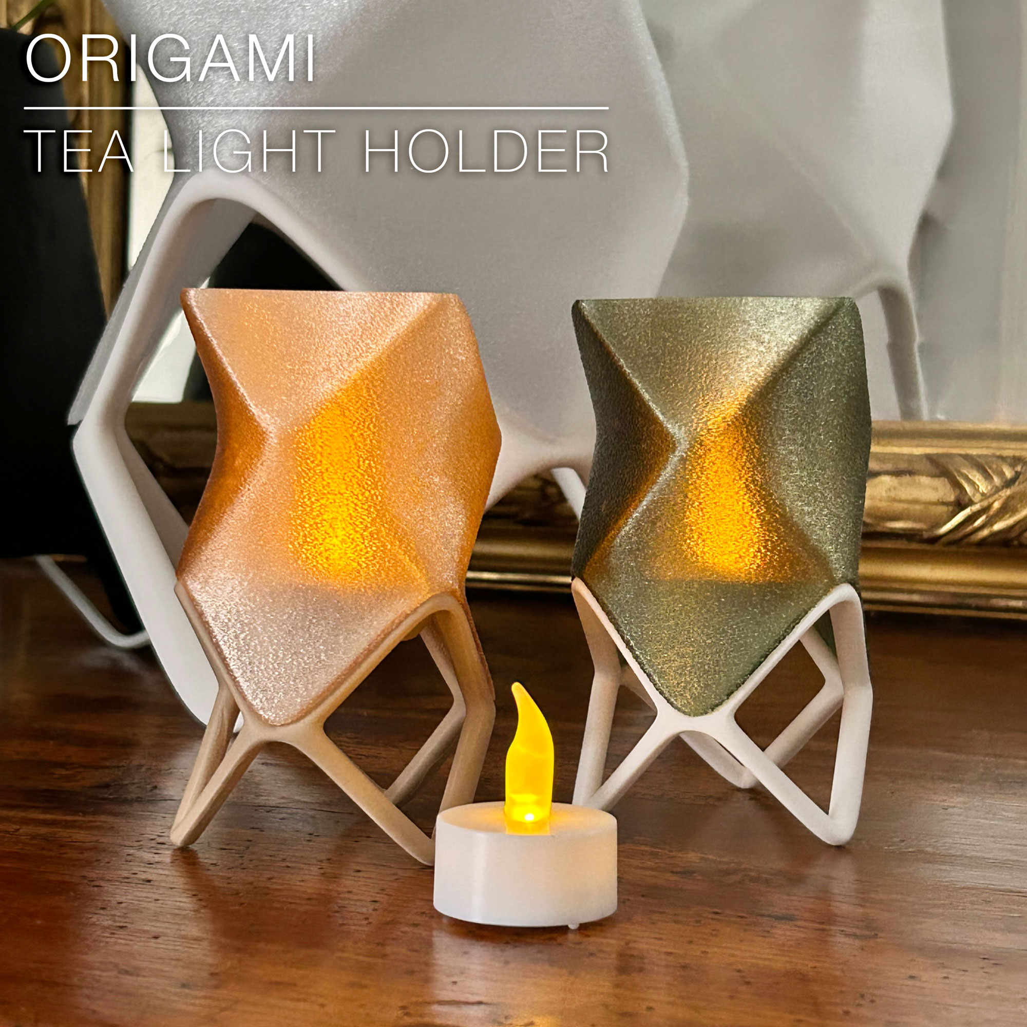 ORIGAMI TEA LIGHT | Tea Light Holder