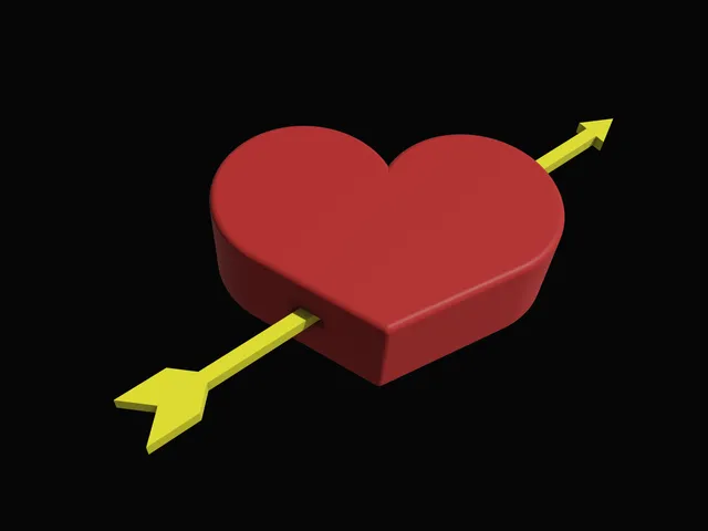Heart Box with Arrow Lock — No Text
