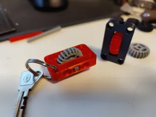 Lego inspired keychain