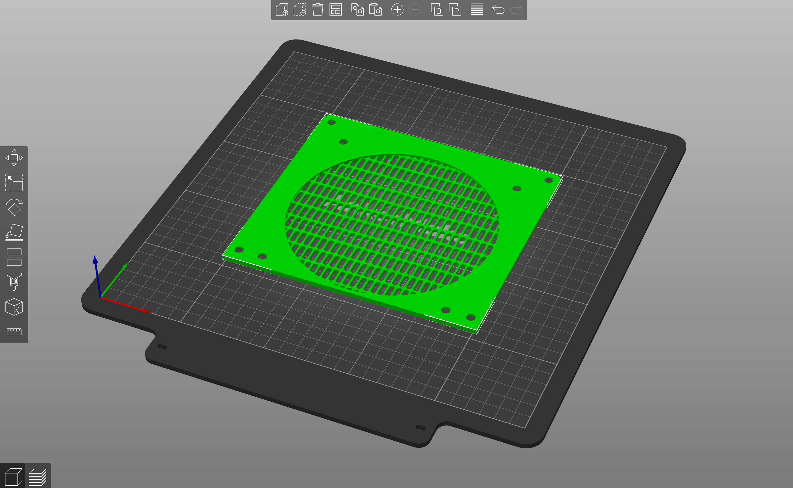 Dual 120mm Fan Intake/Exhaust Plate for smaller printers
