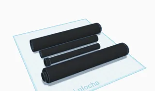 Training baton closed and open