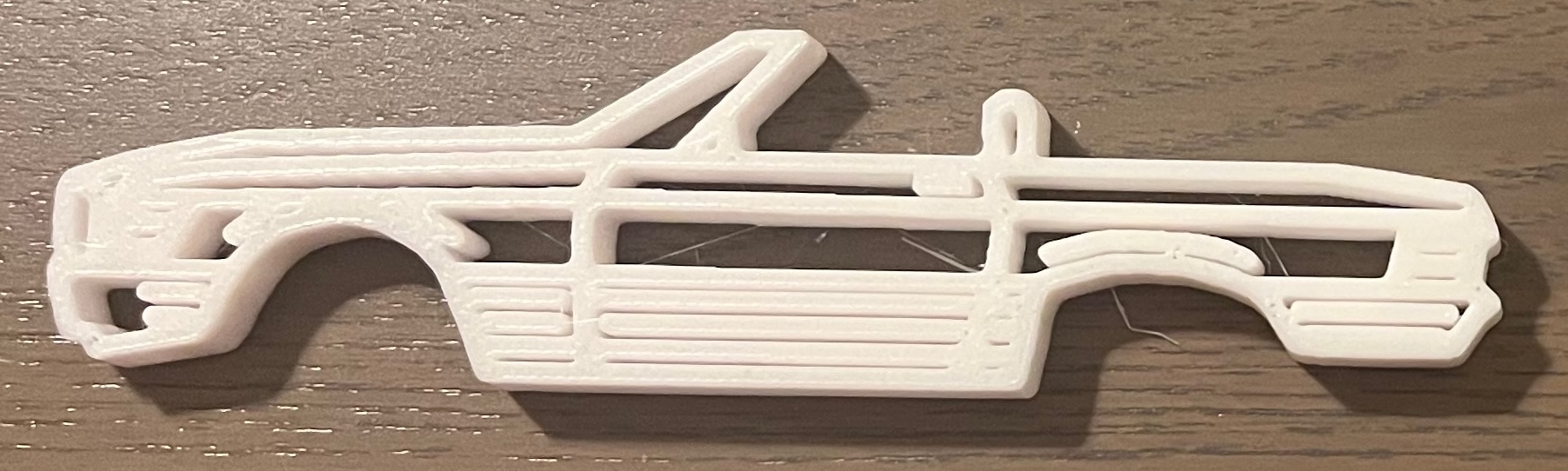 Outline of Mercedes Benz 450SL 1984