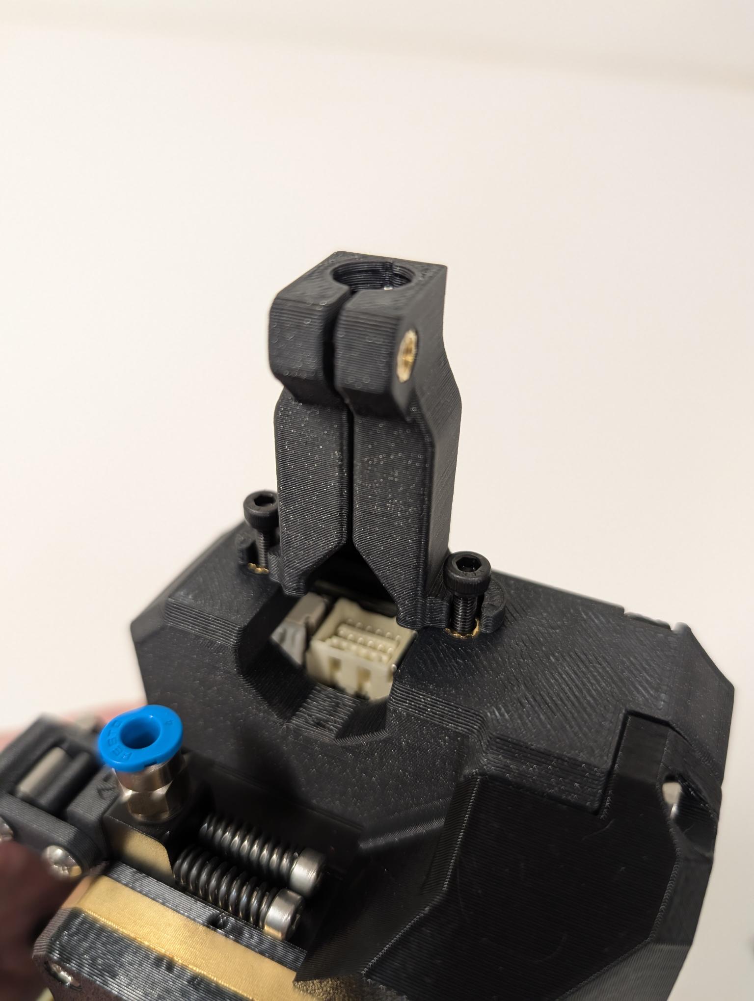 Prusa XL Dwarf Cover and Cable Mount - Threaded Inserts - Strain Relief for Extruder Stop Error 17536 — miniatura 2