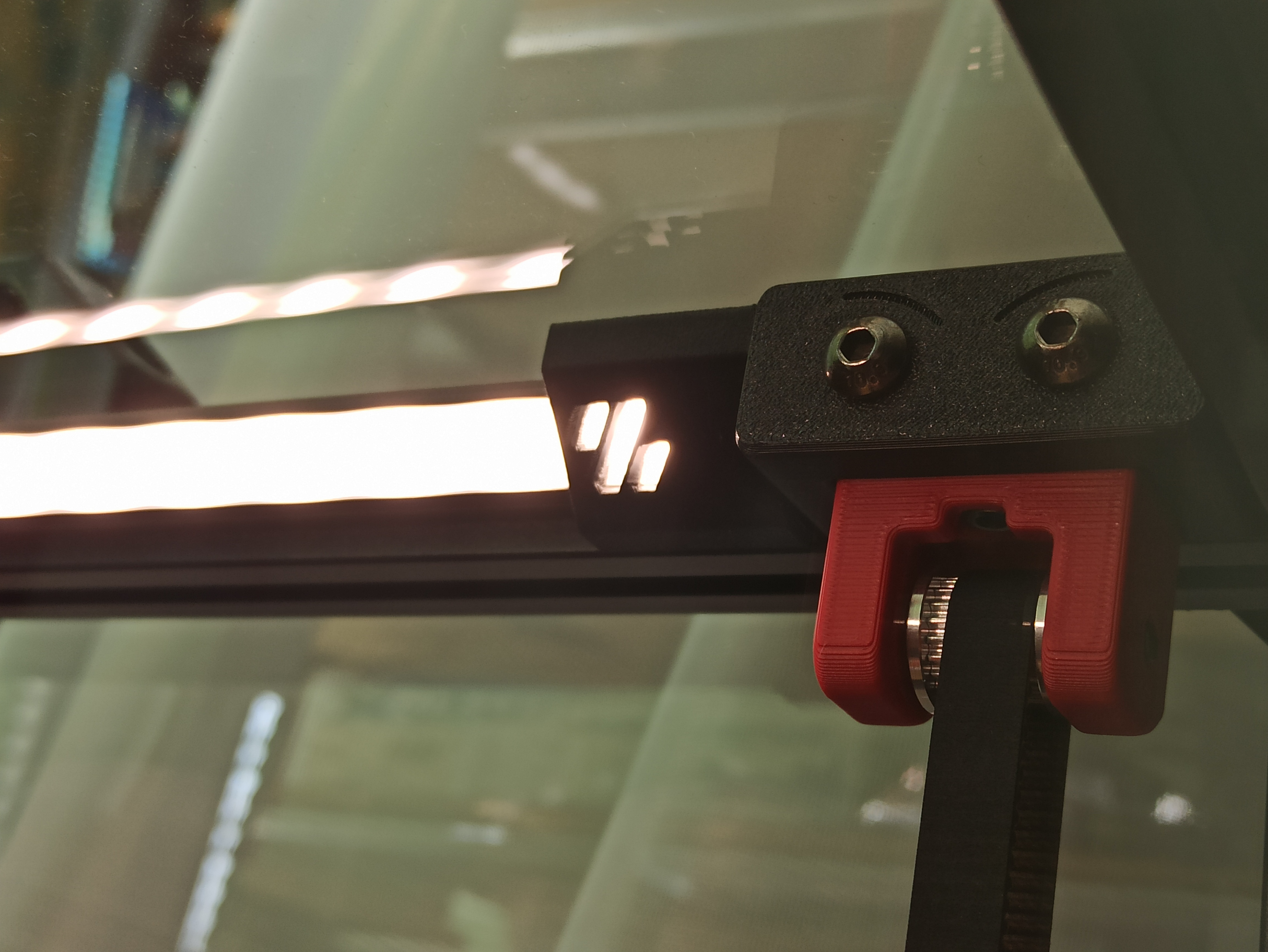 Voron 2.4 LED strip profile holders