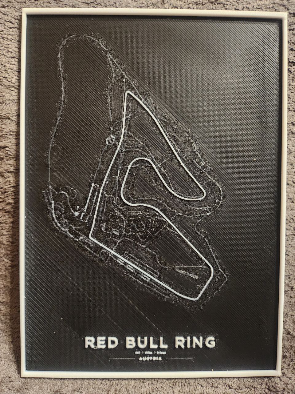 Red Bull Ring Circuit F1 - HueForge