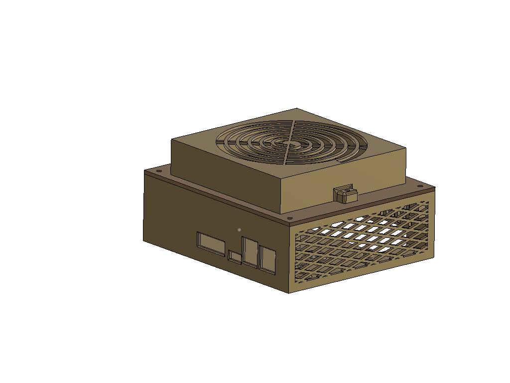Box for  Bigtreetech M5P with 120mm fan