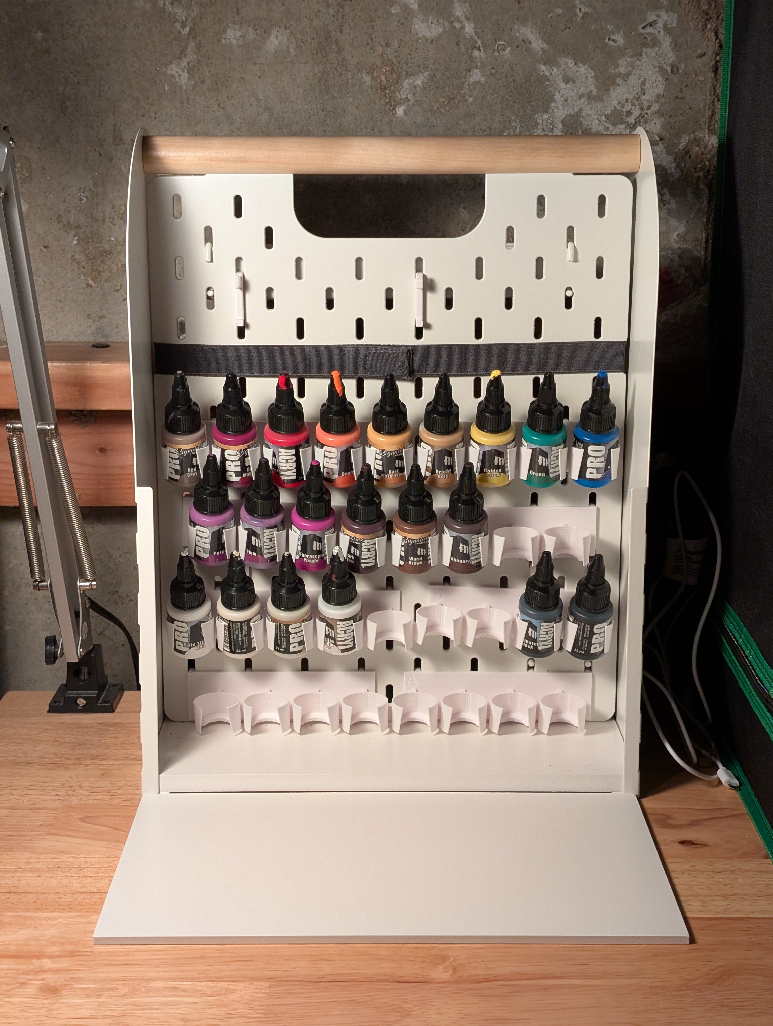 ProAcryl Skadis paint rack (sections of 4 and 5)