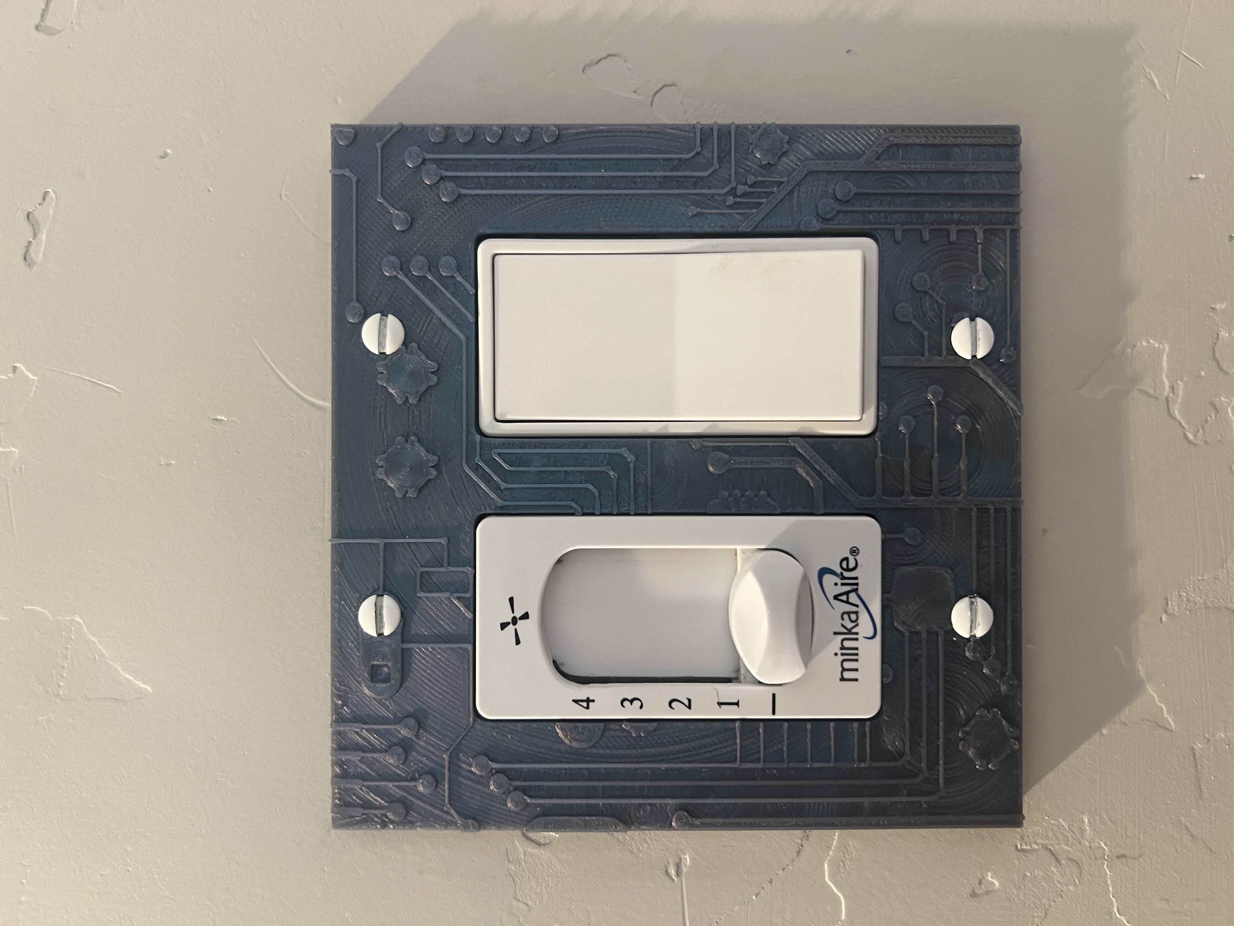Light Switch Cover With Circuit Board  Design