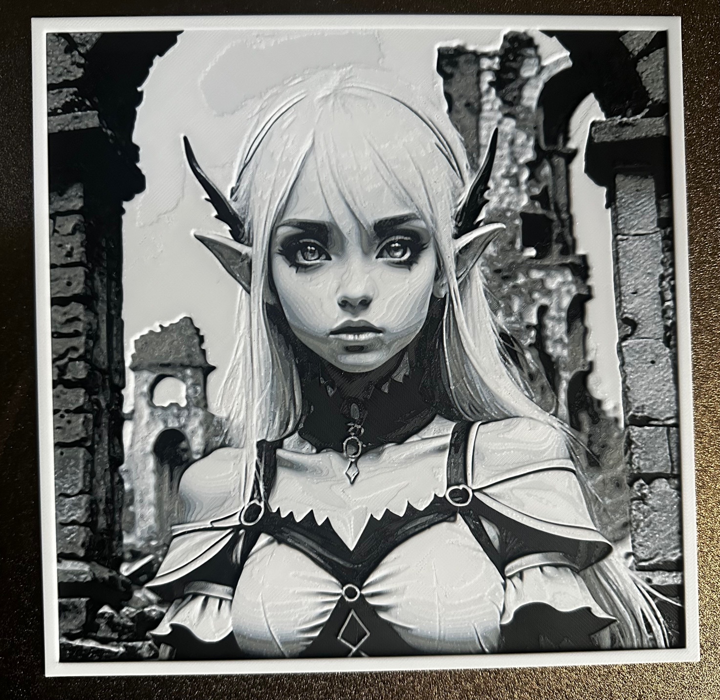 Hueforge Manga Anime Elf Gothic