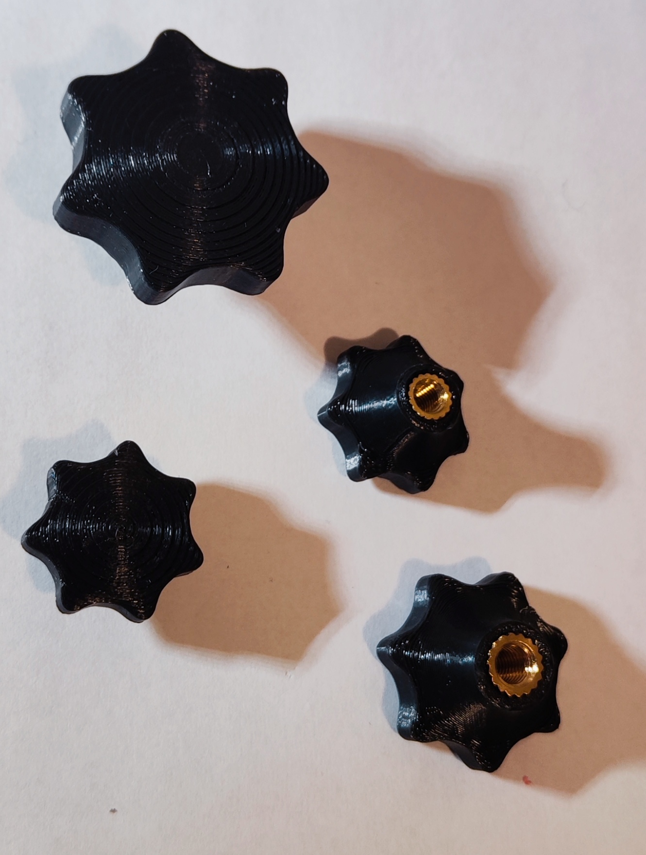 Star Knob heat insert  M4, M5, M6, M8