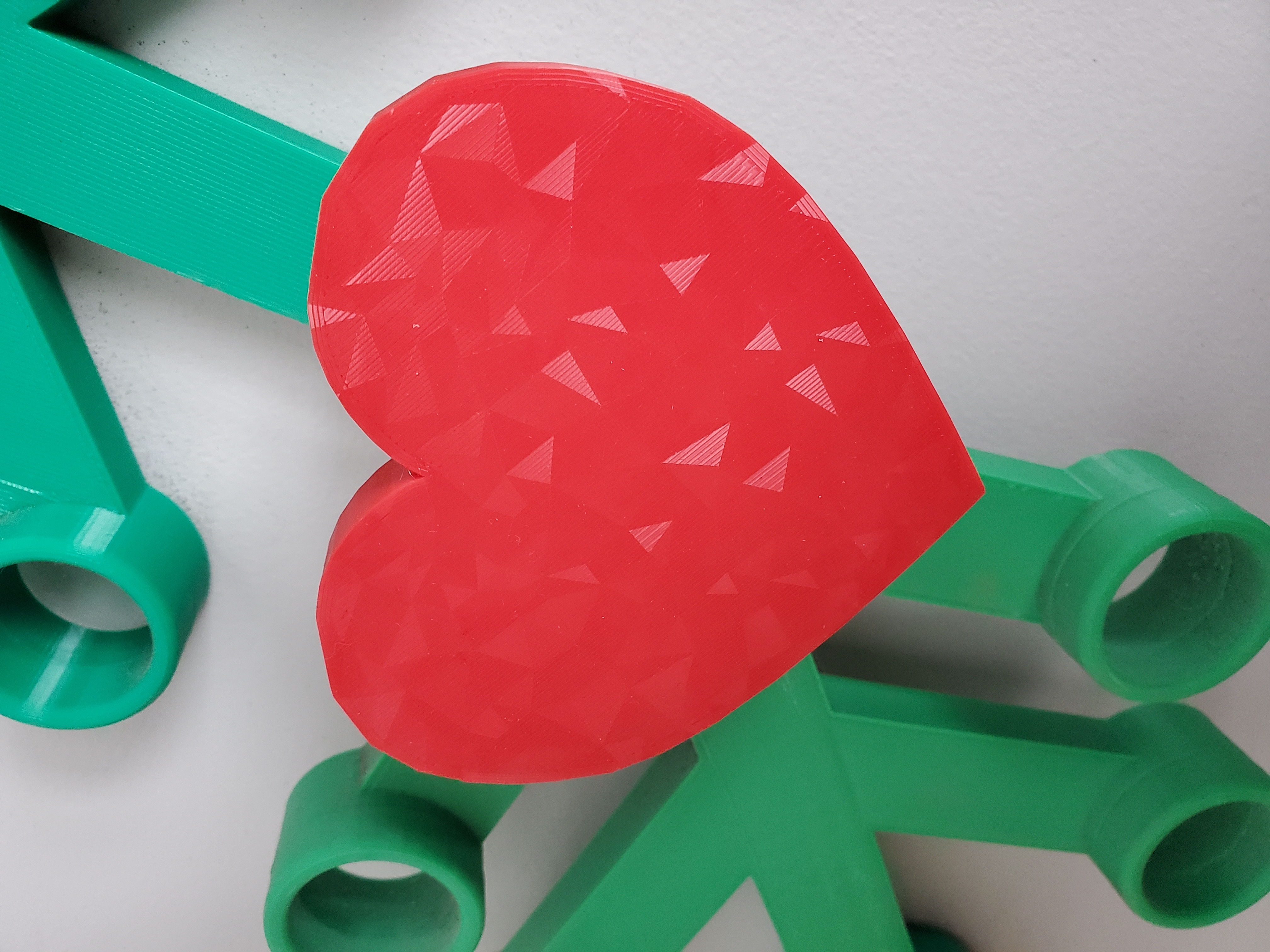 Lego Wreath Heart 3D model thumbnail