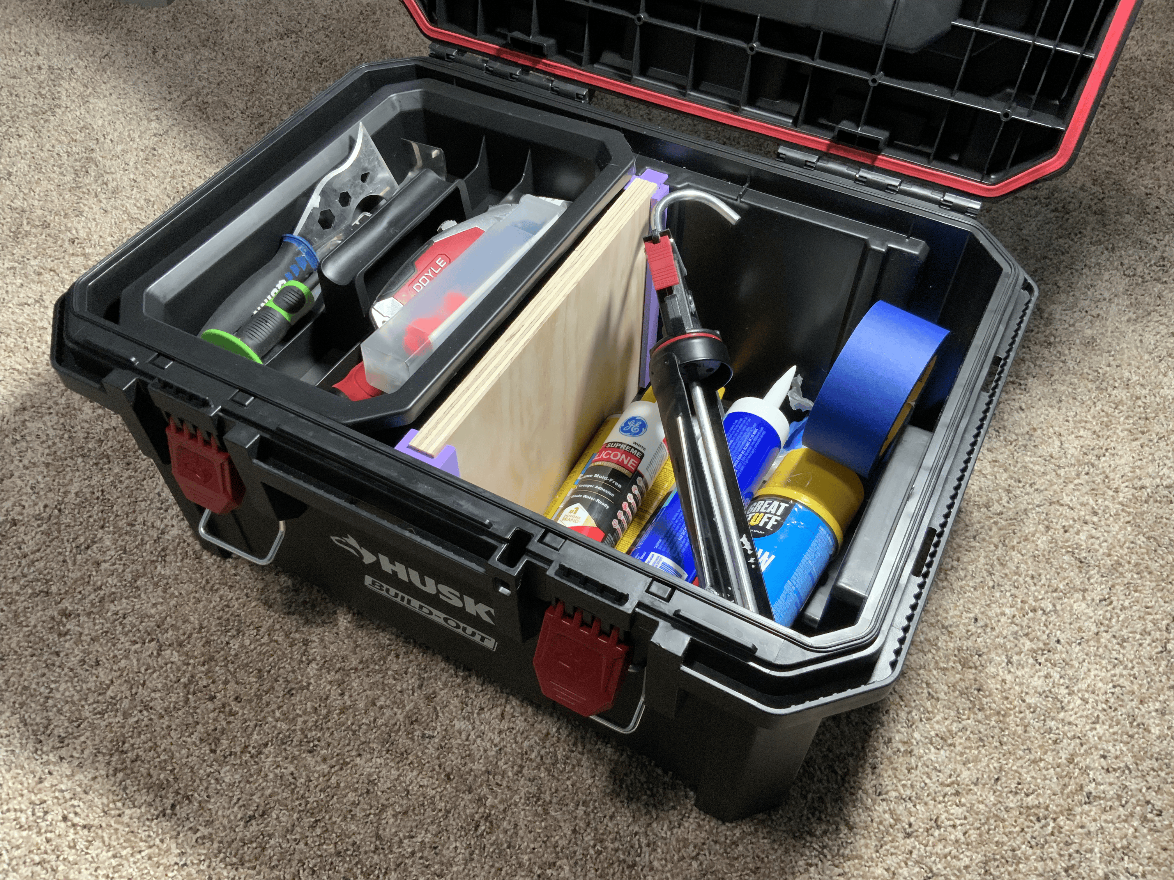 Husky Build-Out Large Tool Box Divider