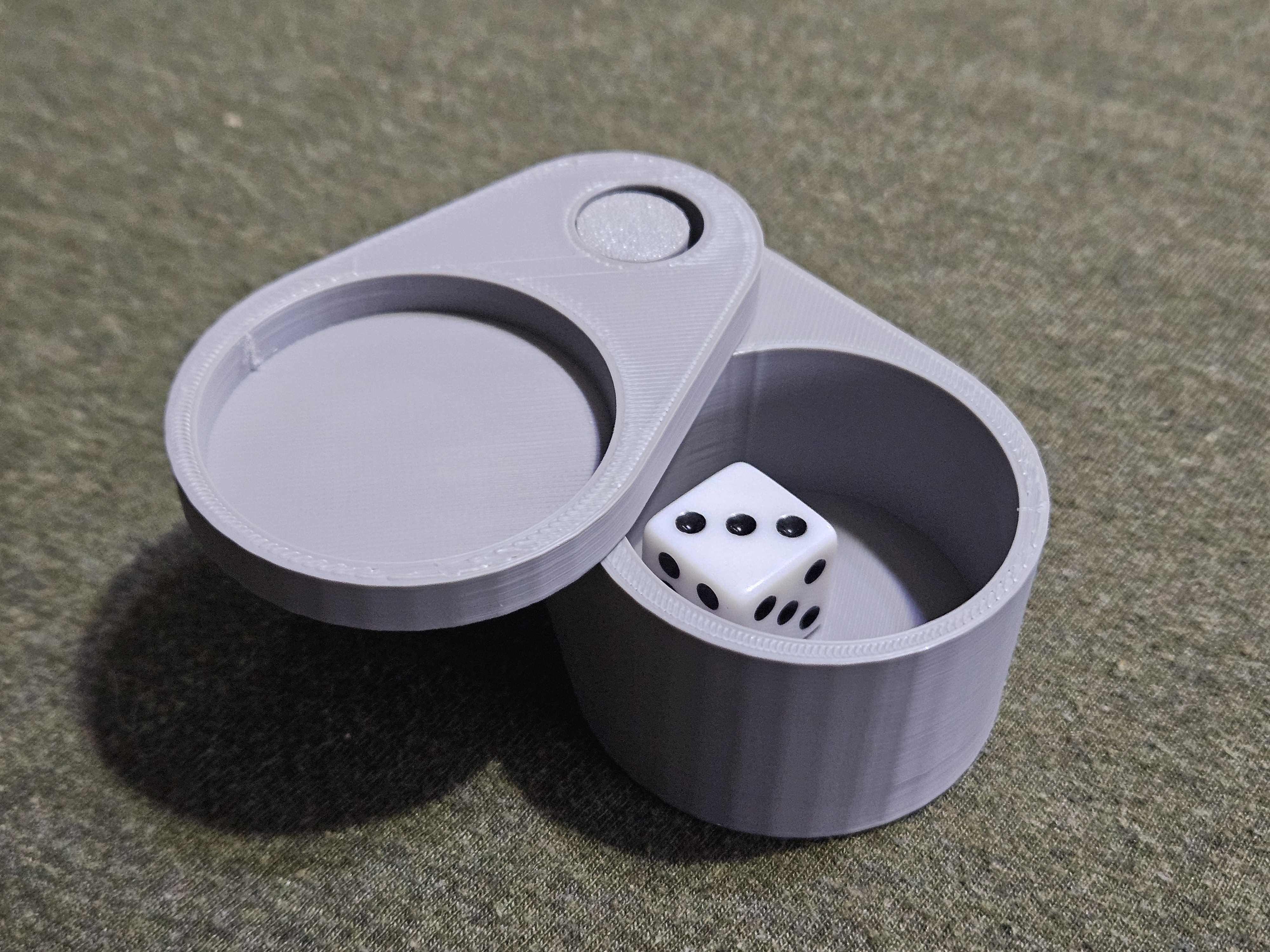 Oval Container keychain