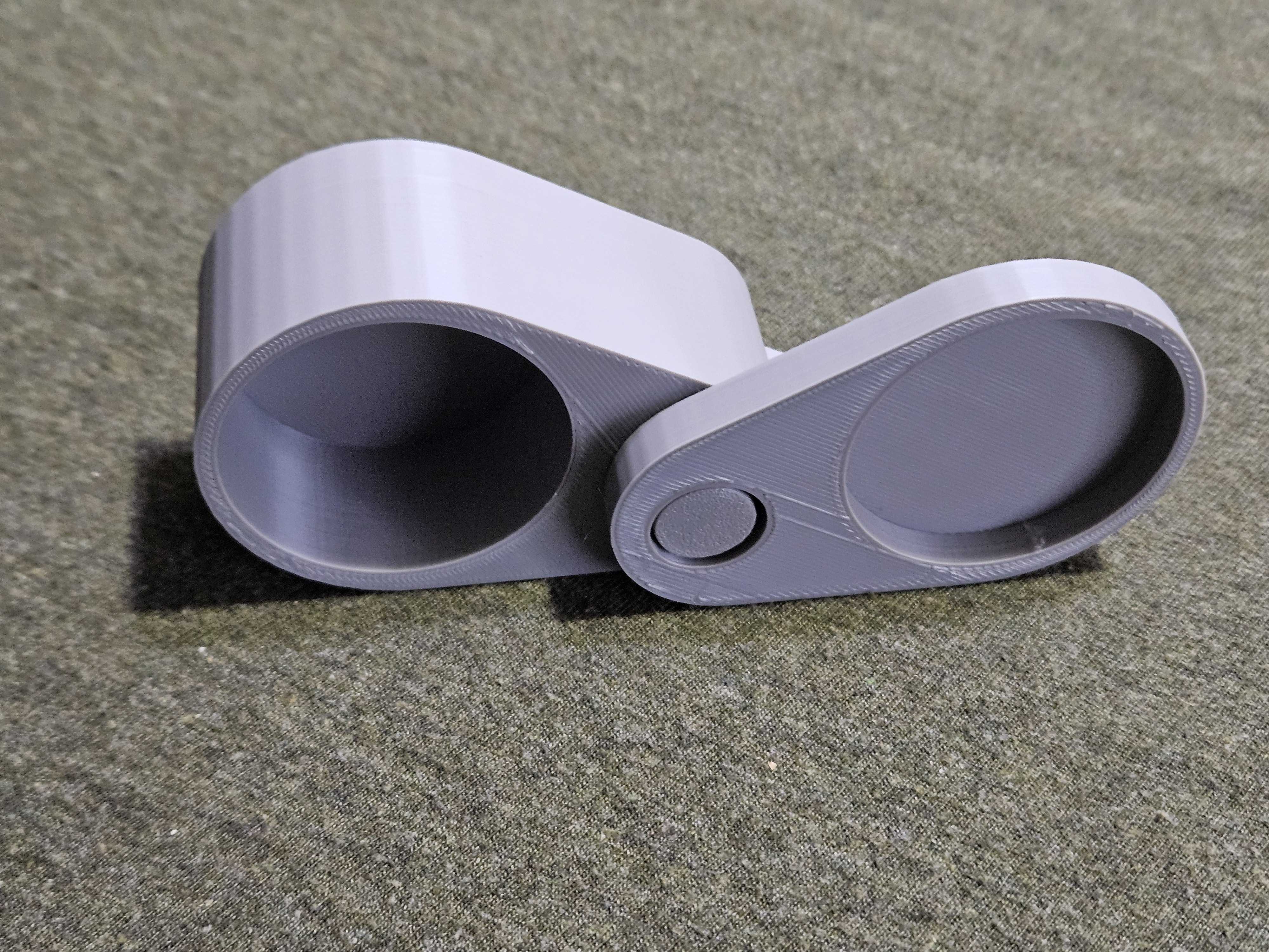 Miniatura 3 do modelo 3D Oval Container keychain